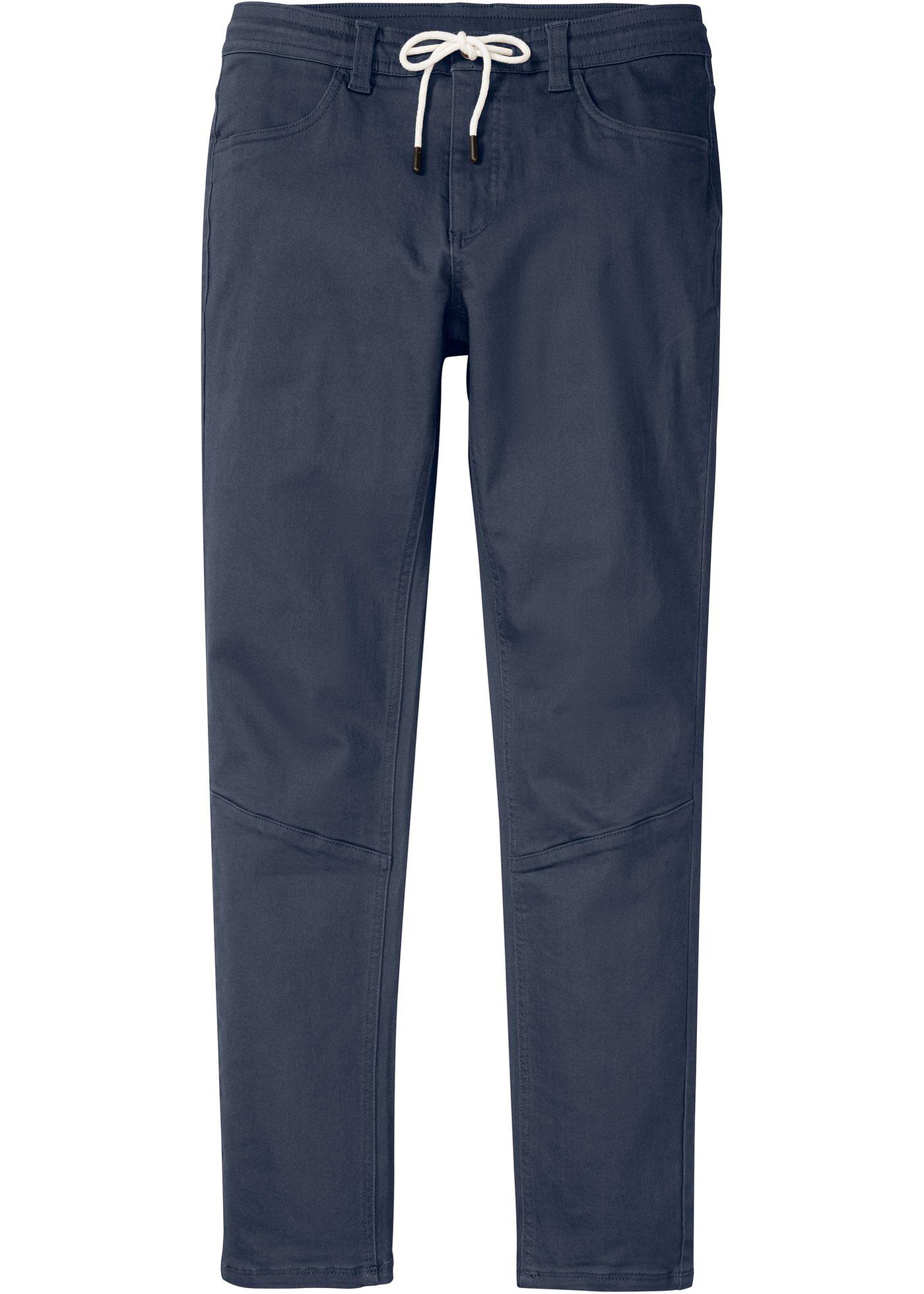 Pantalon extensible Regular Fit avec cordon, Tapered