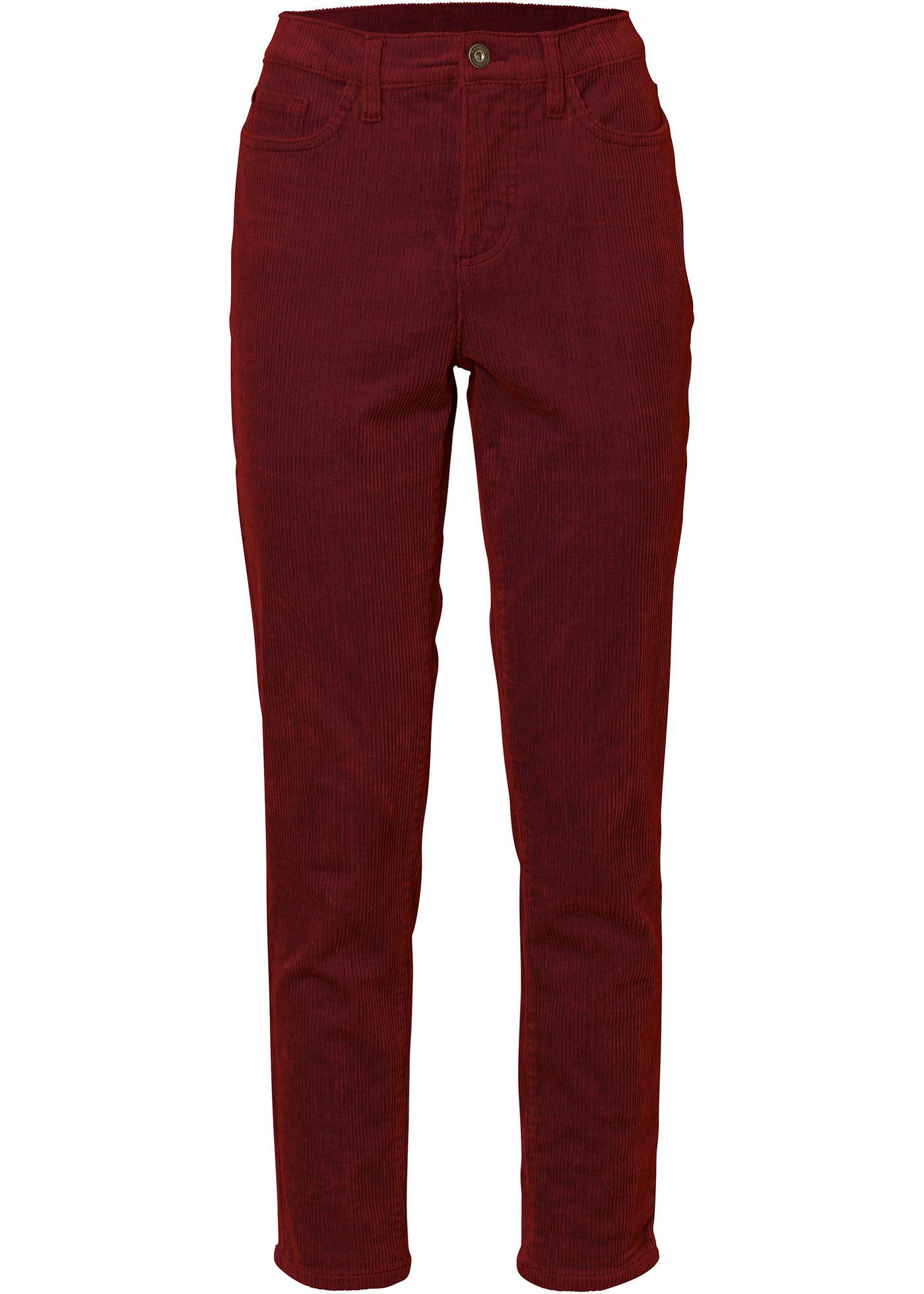 Pantalon en velours côtelé Mom Fit