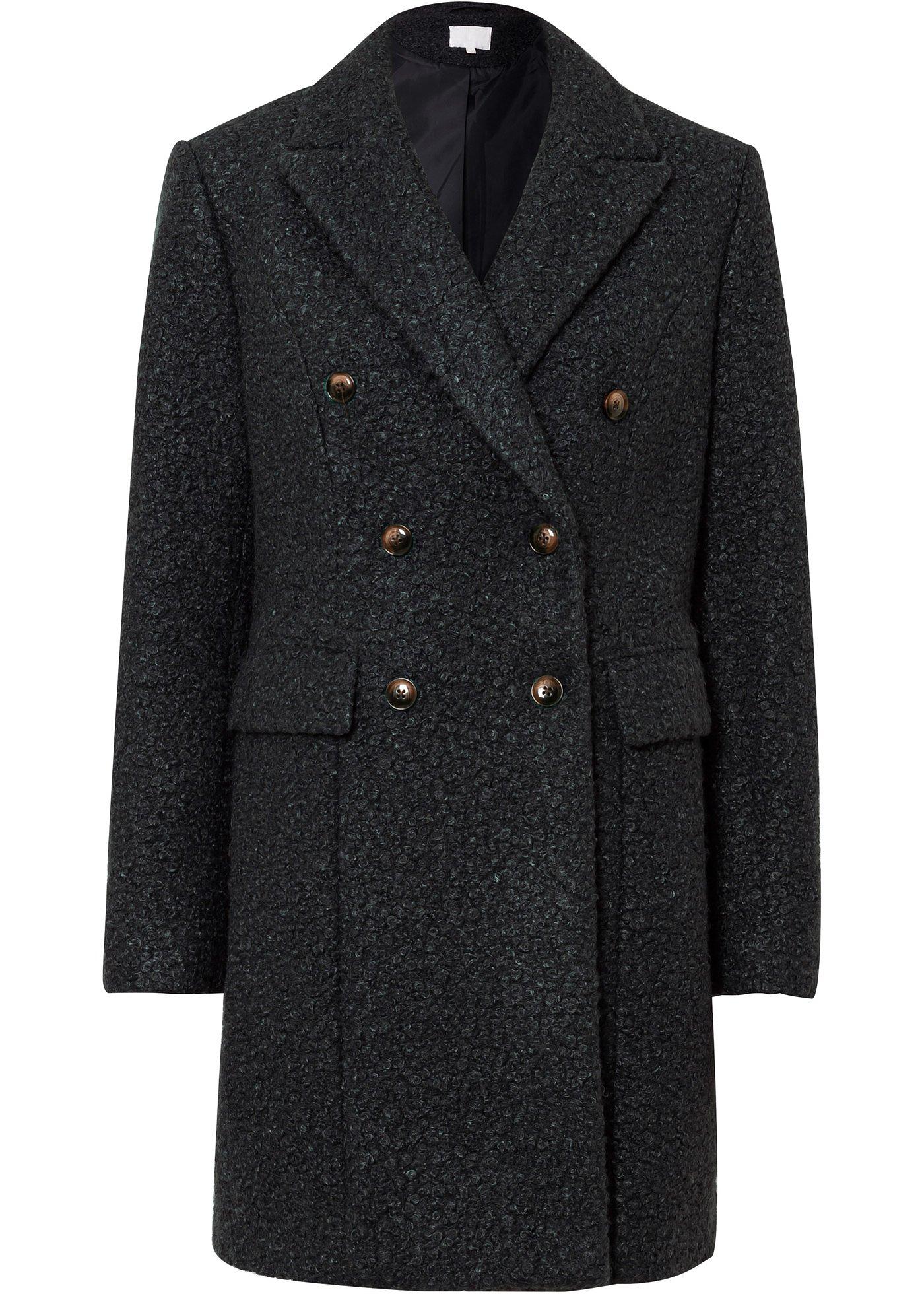 Manteau court bouclé