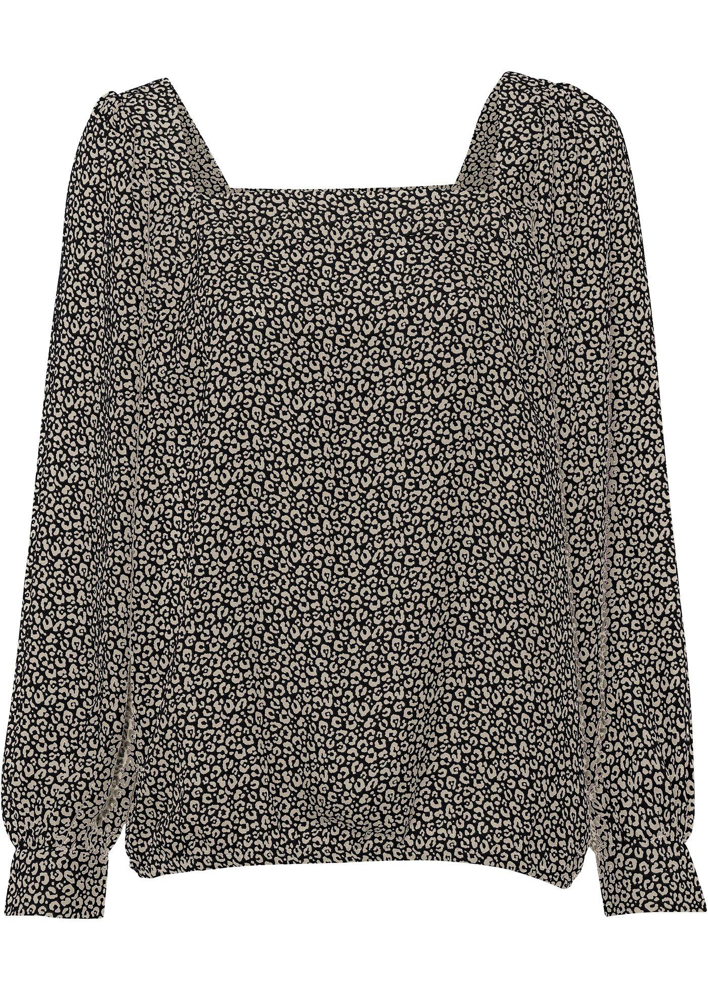 Blouse à encolure carrée