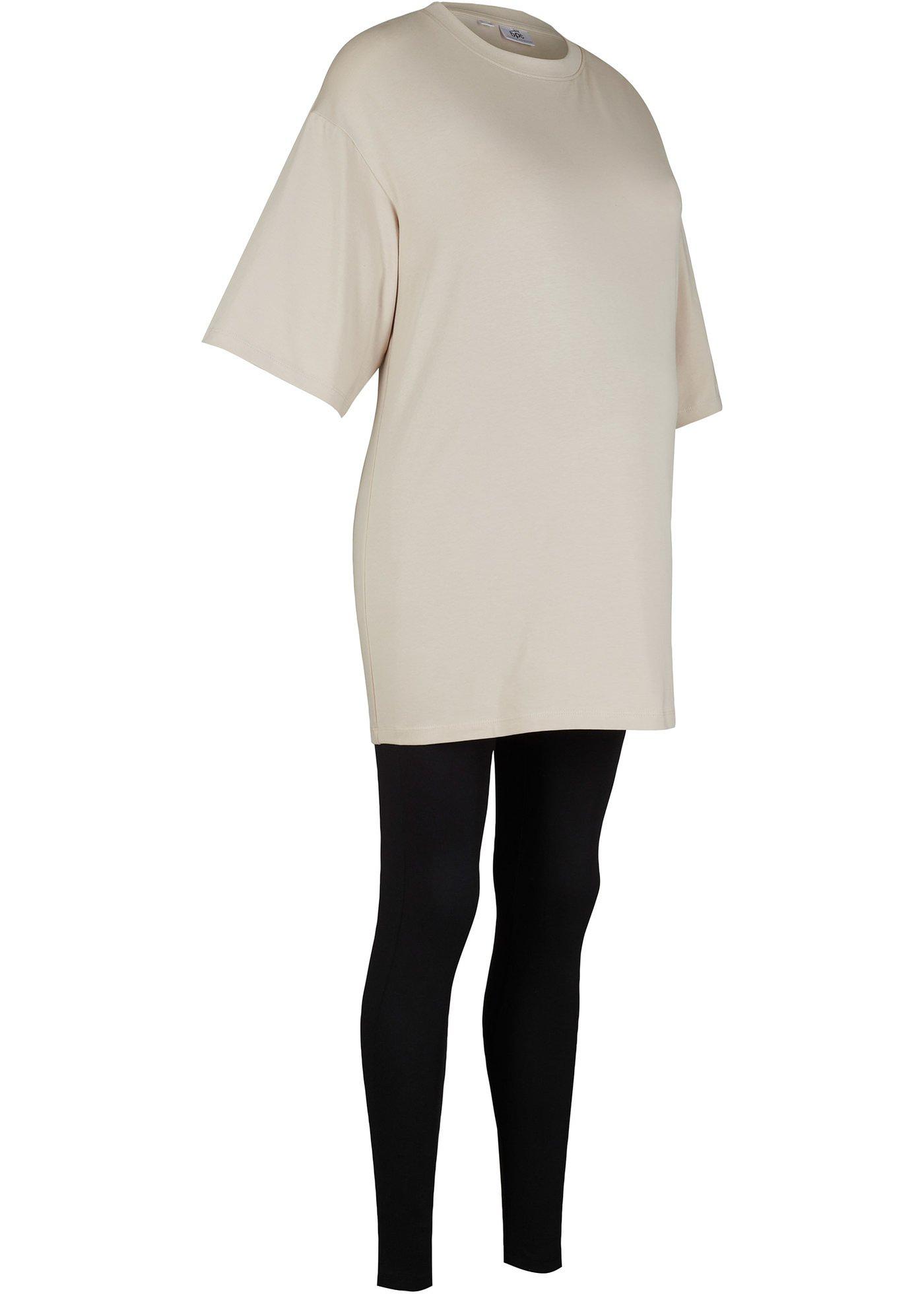 T-shirt de grossesse et legging de grossesse (Ens. 2 pces.)