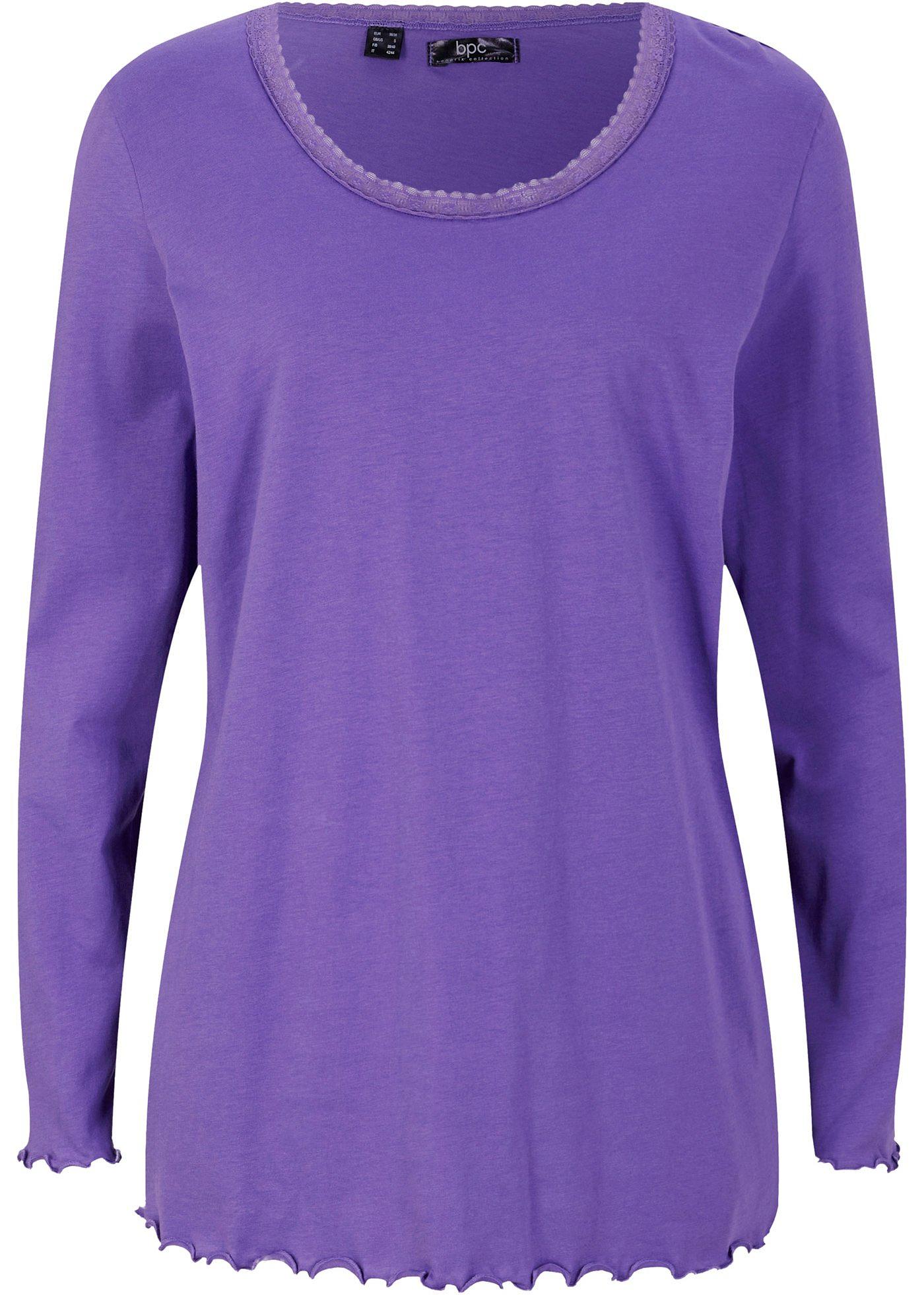 T-shirt coton avec dentelle