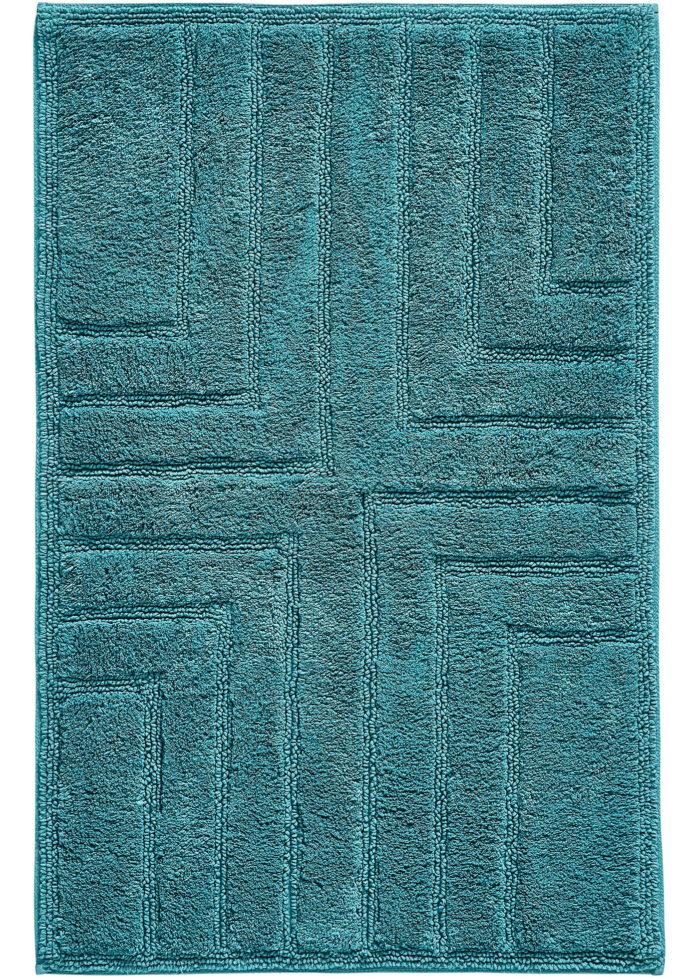 Tapis de salle de bain avec structure en relief