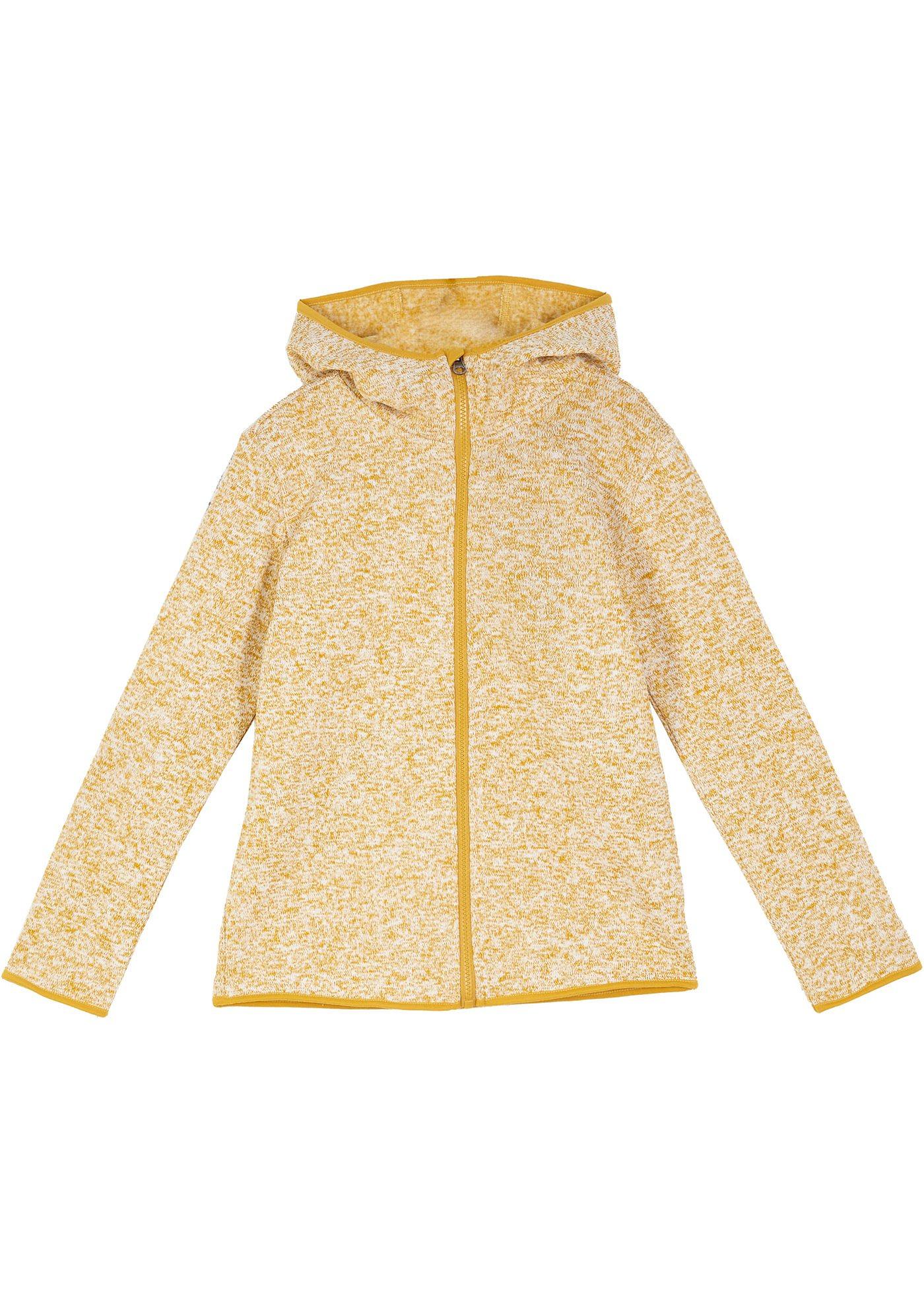 Veste en maille polaire thermo fille avec capuche