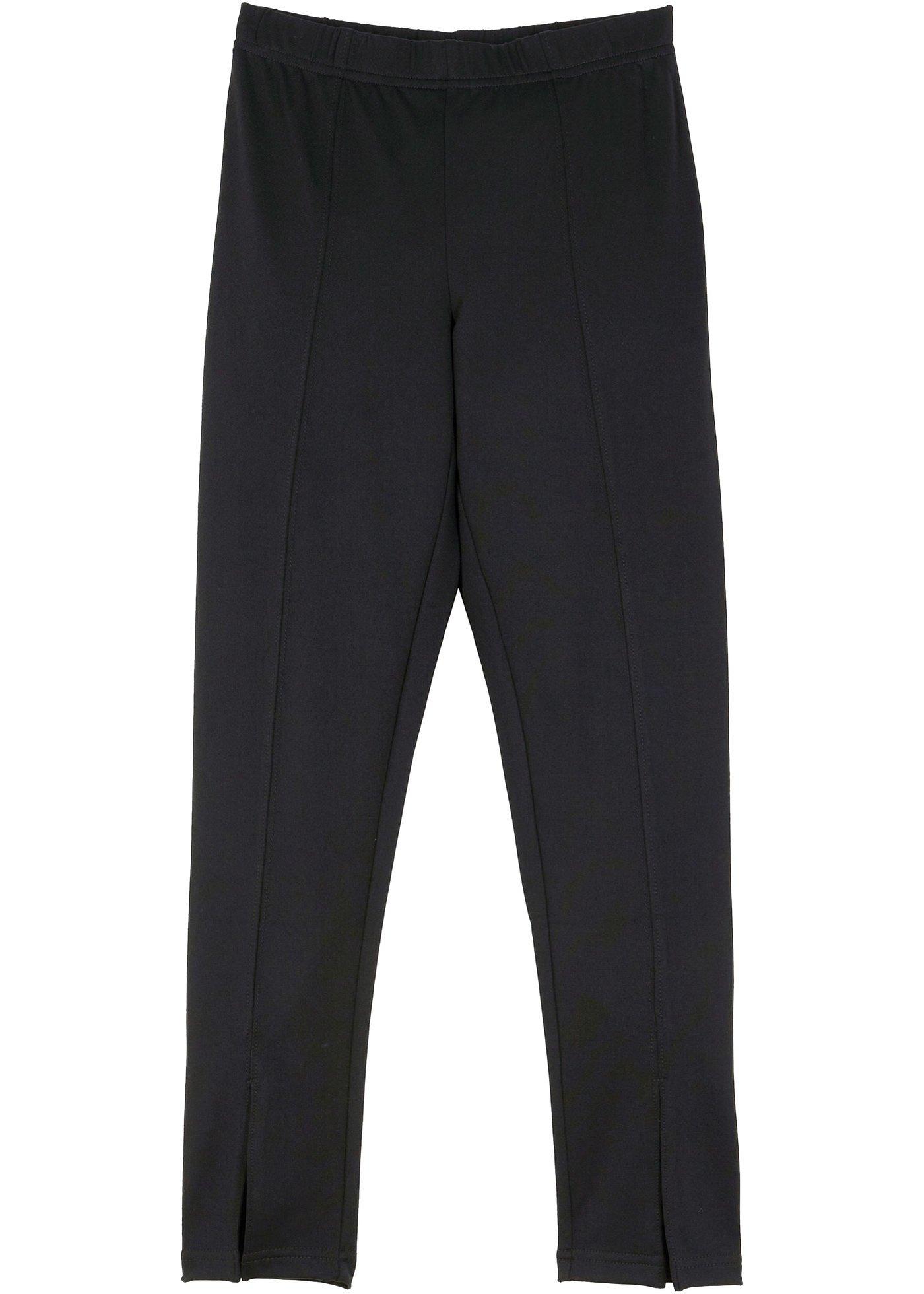 Legging thermo fille avec passepoils