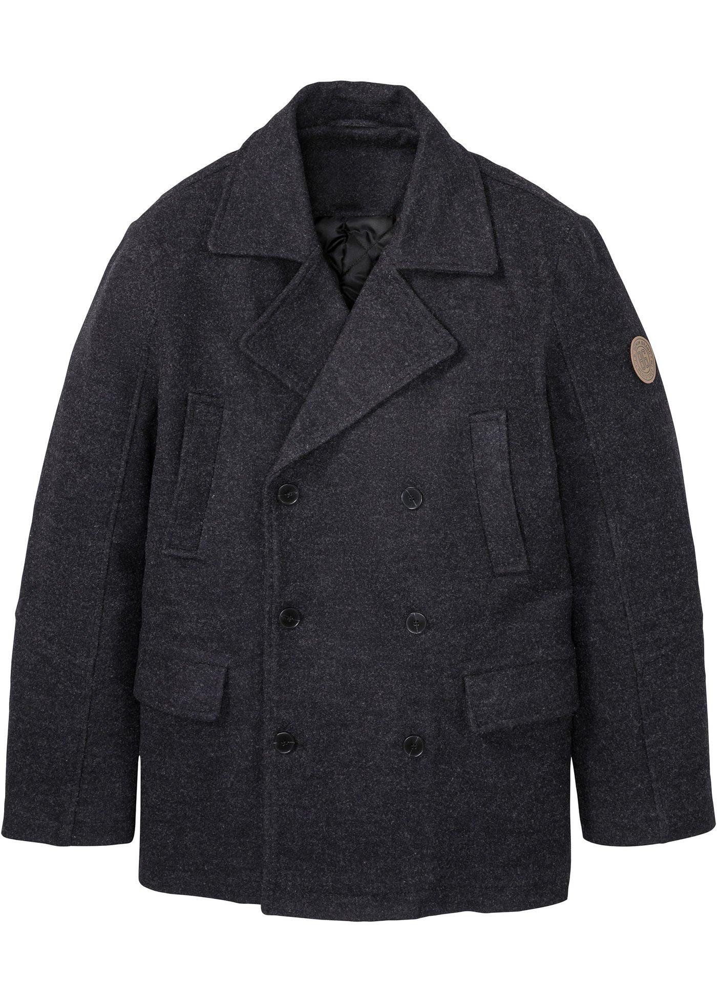 Veste caban en imitation laine