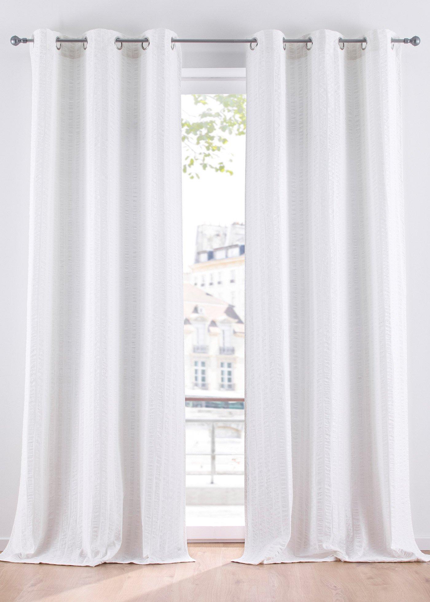 Panneau en coton bio avec mélange de structures (1 pce.)