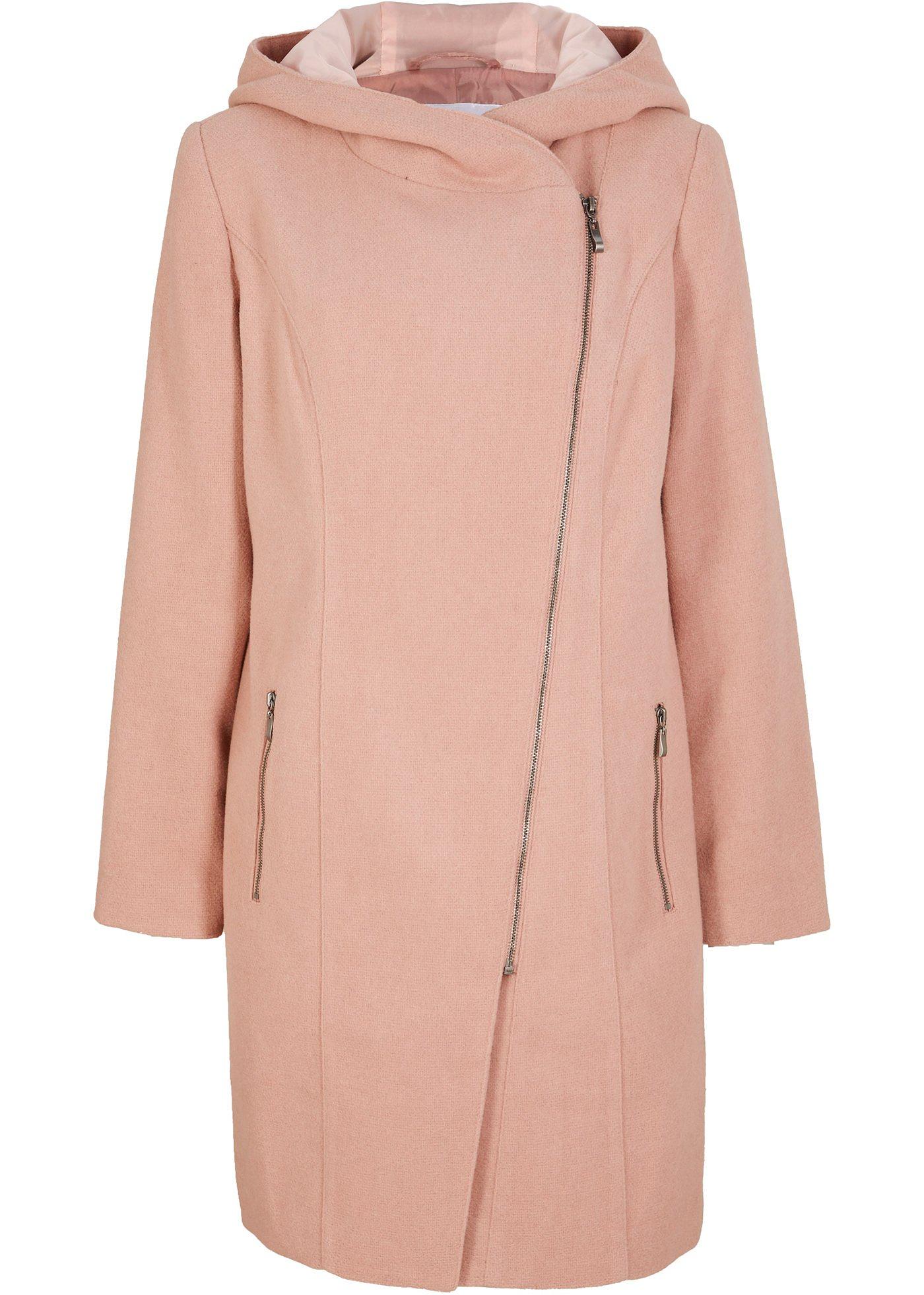 Veste longue avec zip asymétrique