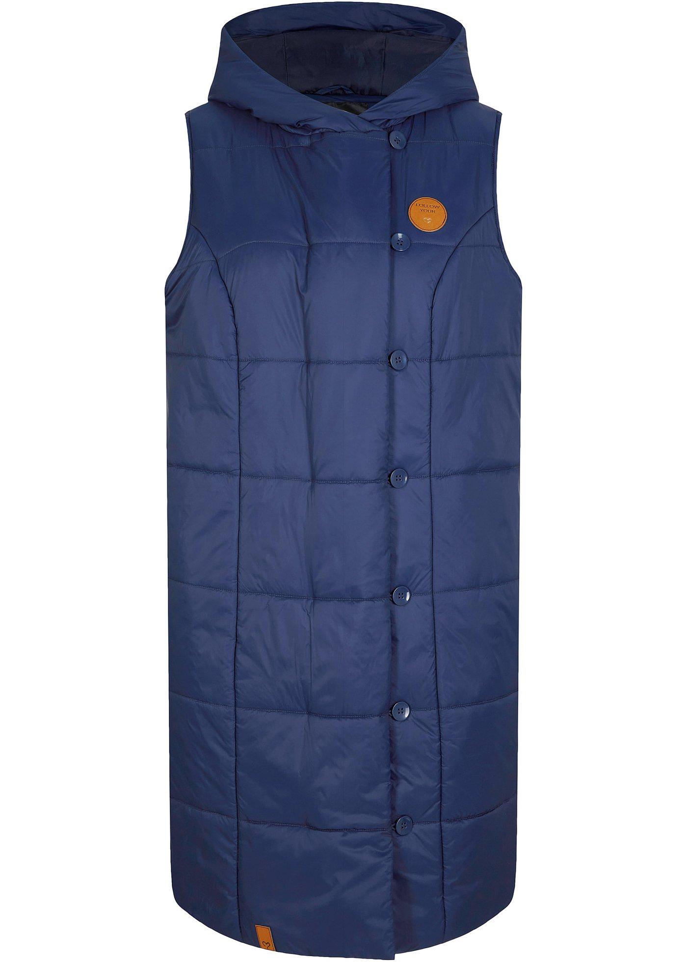 Gilet sans manches matelassé coupe longue
