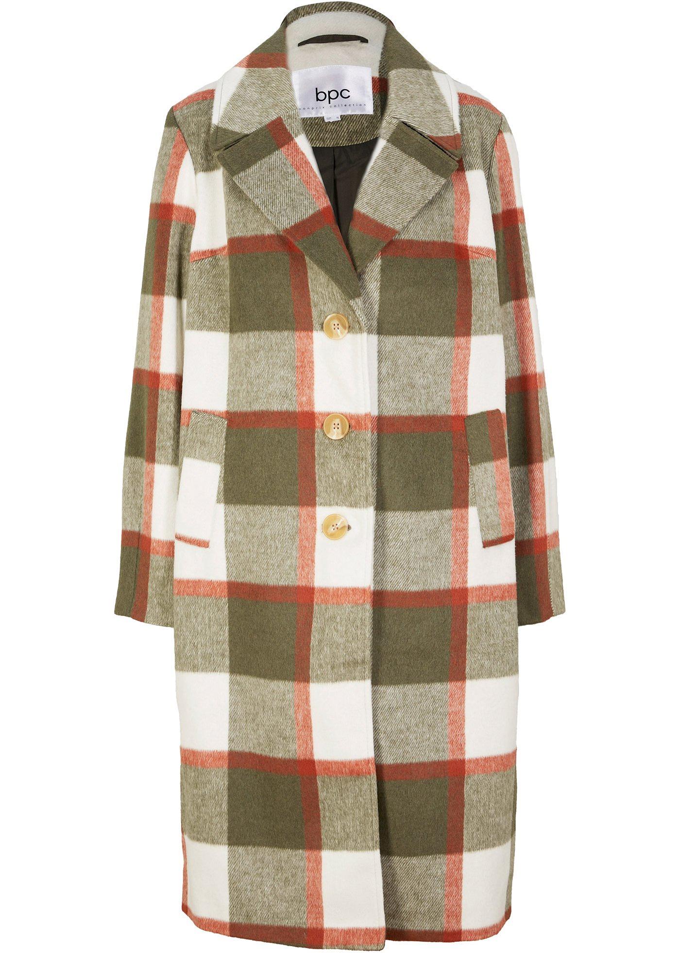 Manteau ample en imitation laine