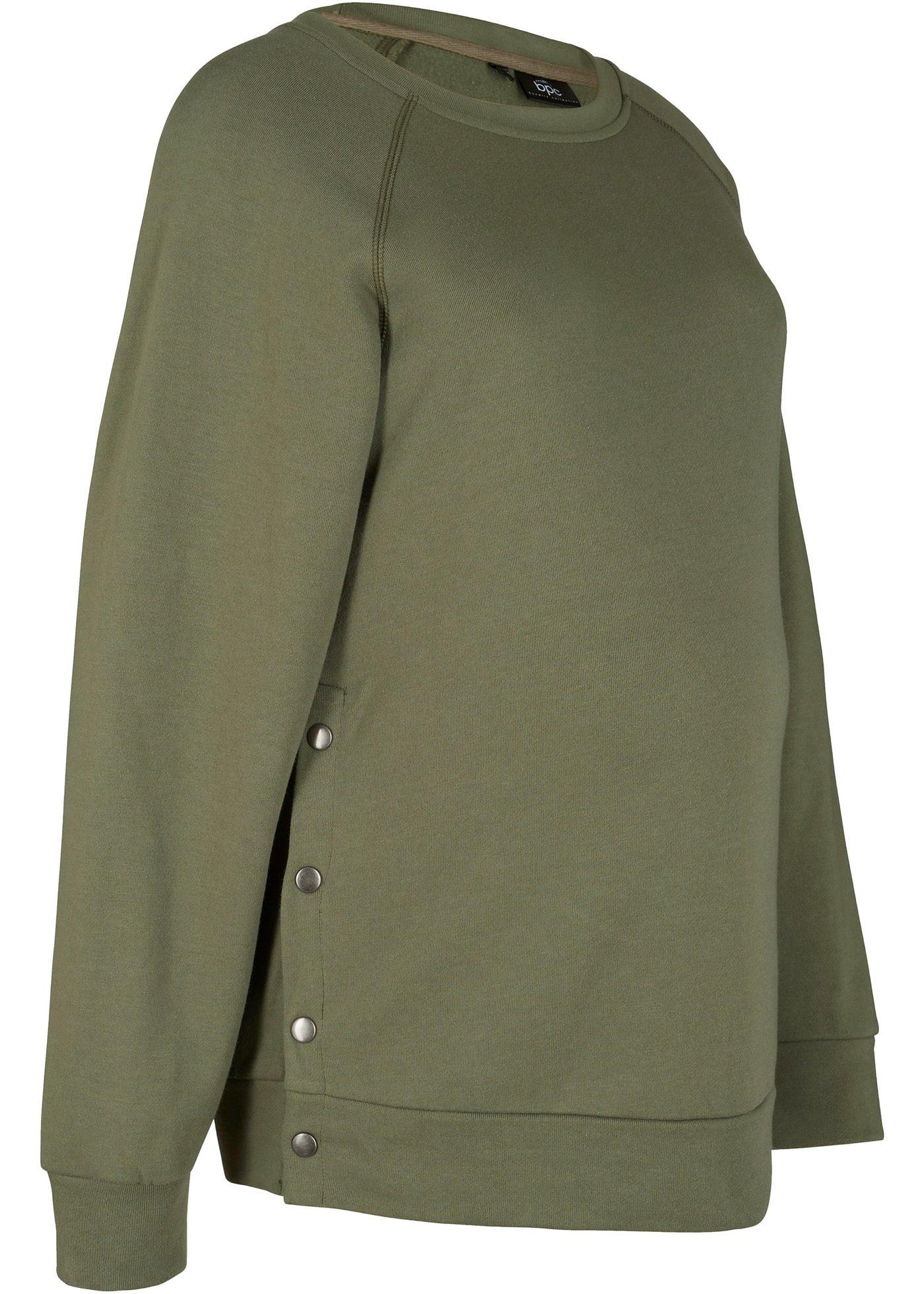 Sweat-shirt de grossesse avec boutons