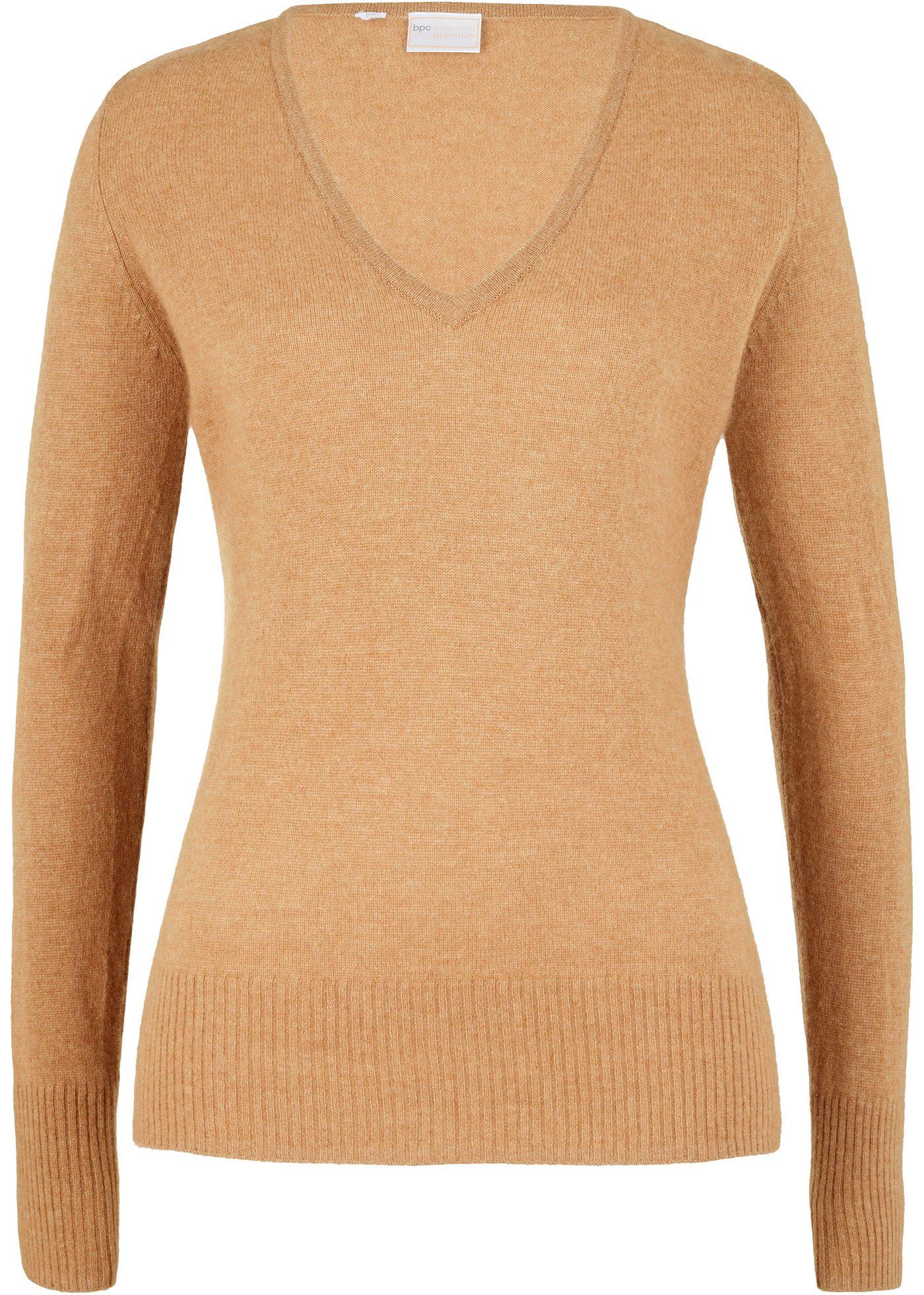 Pull col V avec teneur en Good Cashmere Standard®