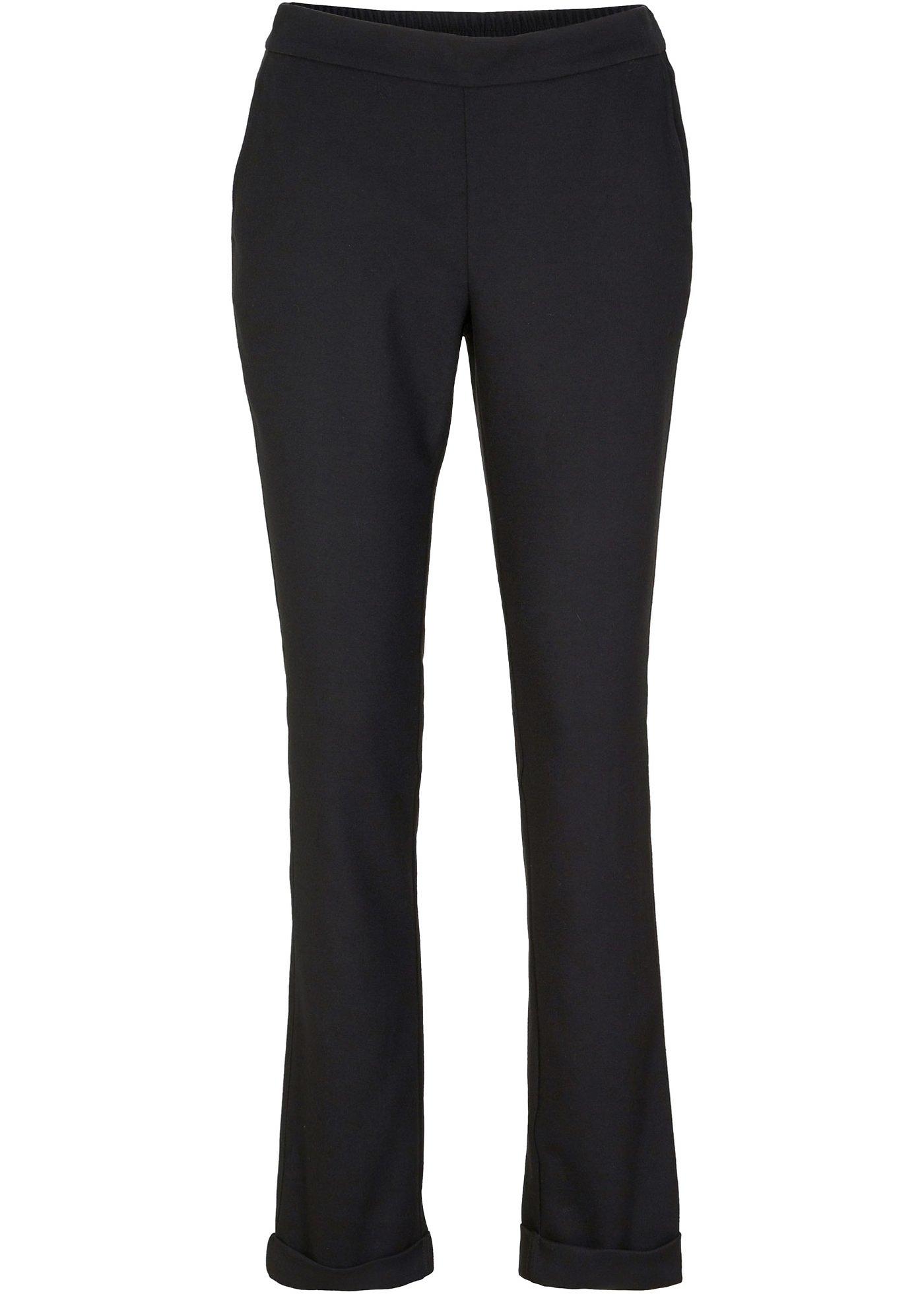 Pantalon avec bas de jambes retroussé