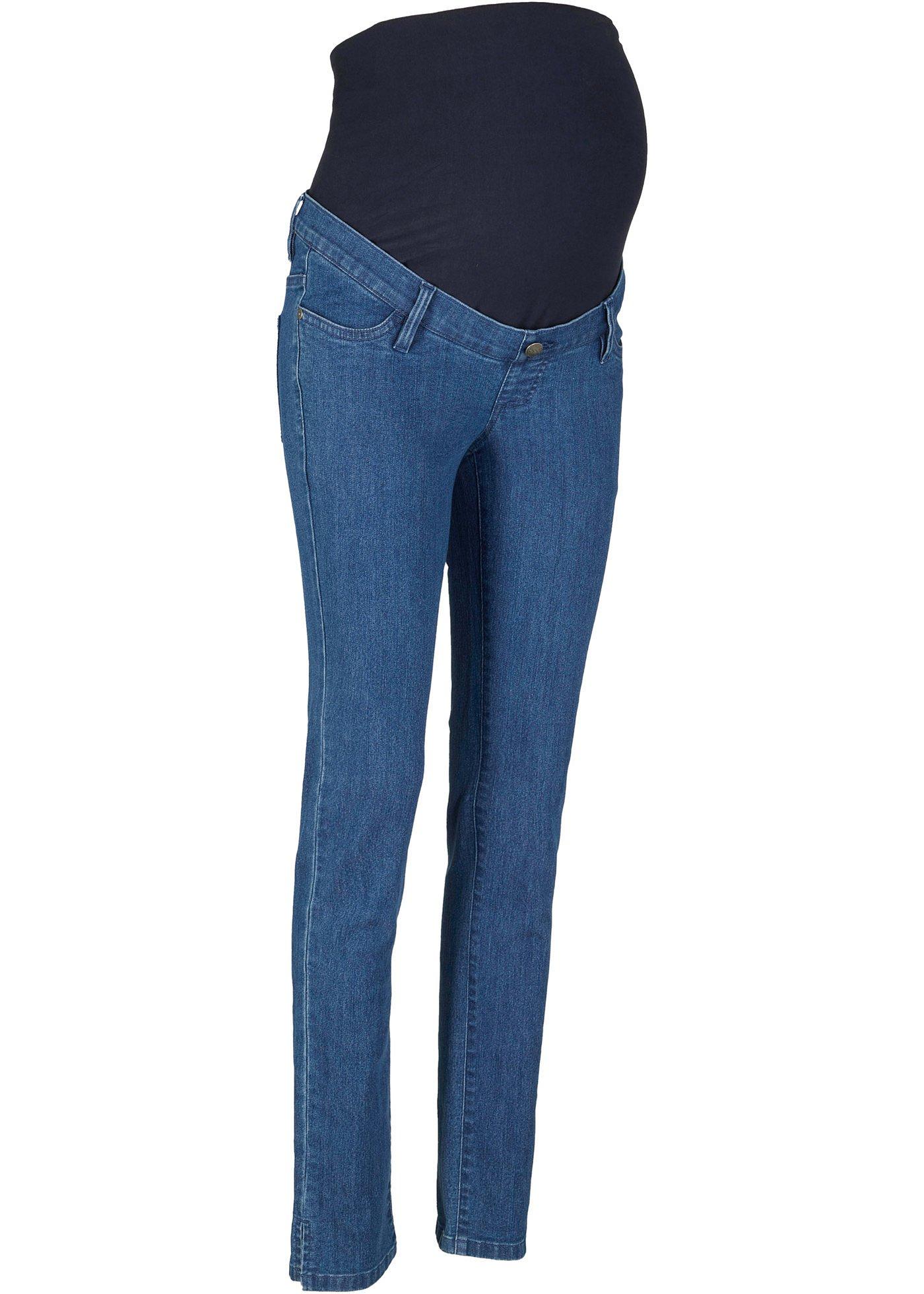 Jean de grossesse avec fente, Flared