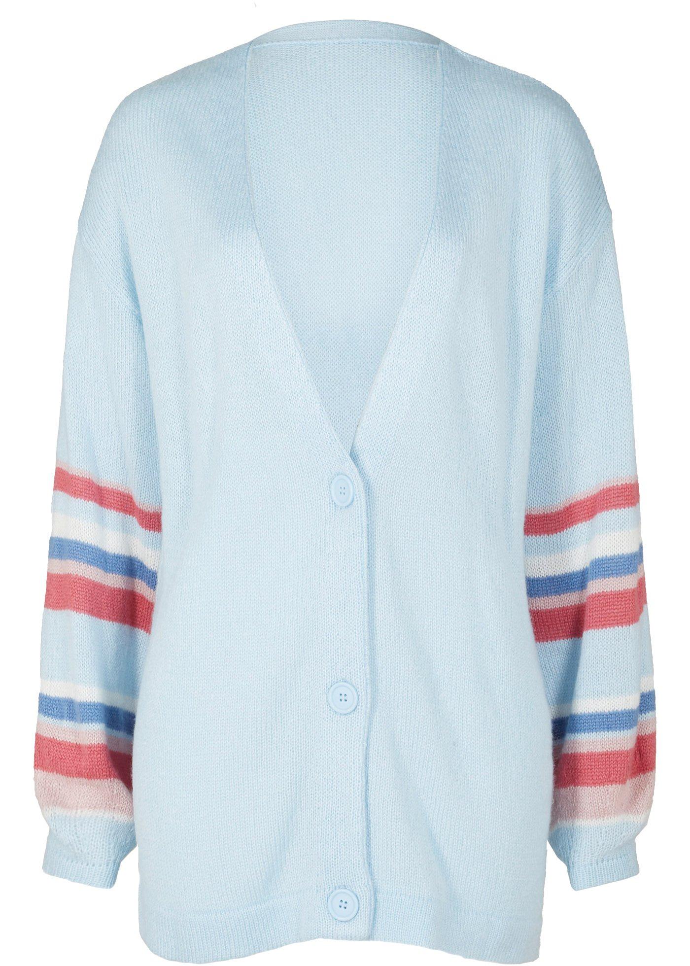 Gilet douillet en maille avec manches ballon