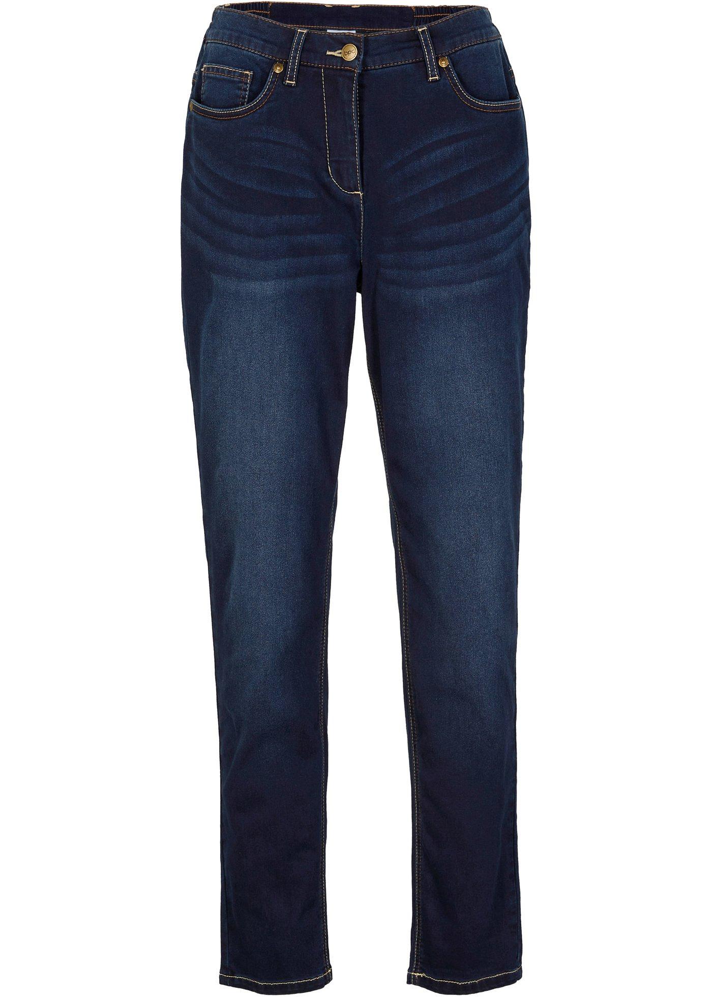 Image de Jean thermo avec taille confortable, style boyfriend