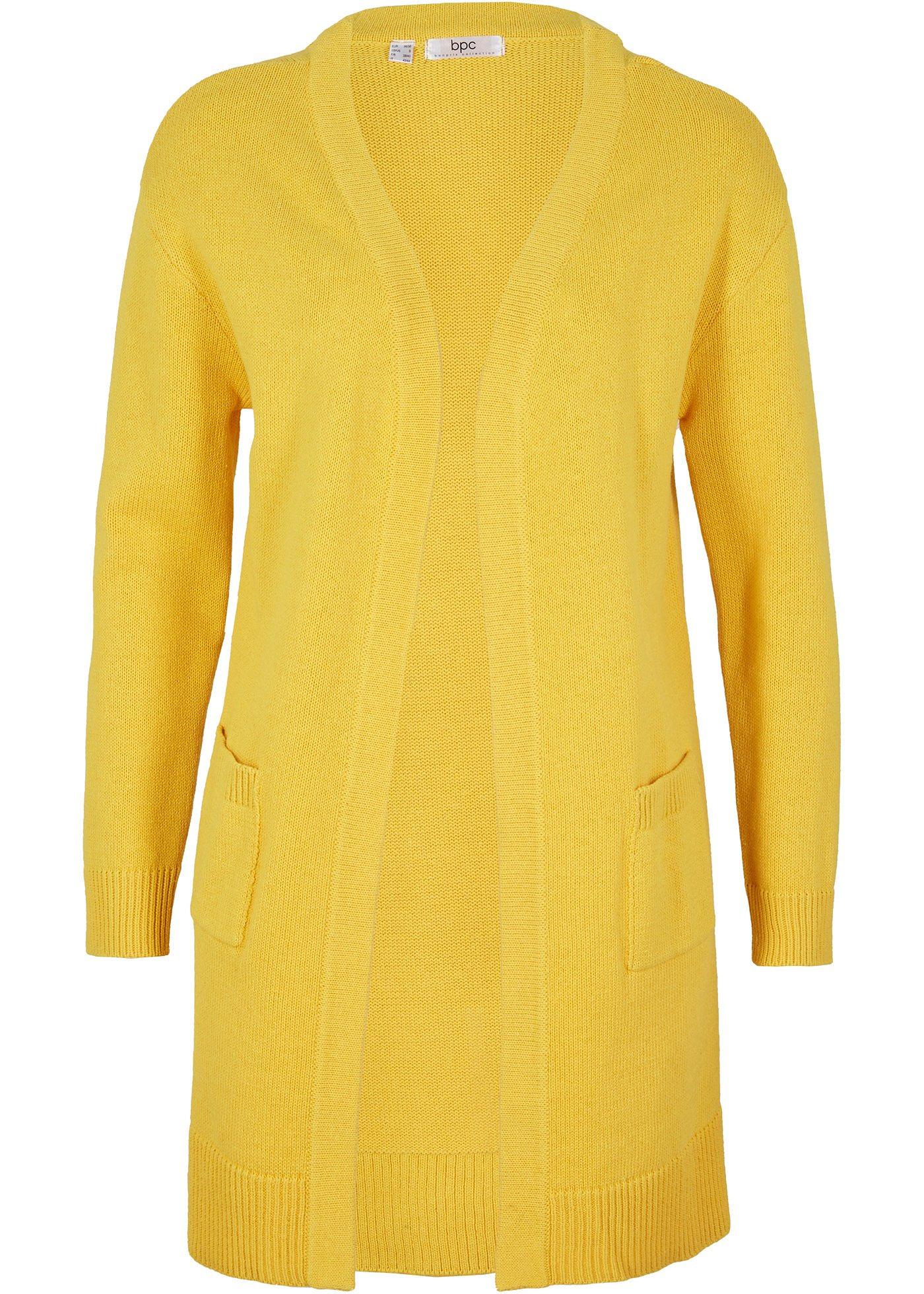 Manteau en maille avec fentes latérales