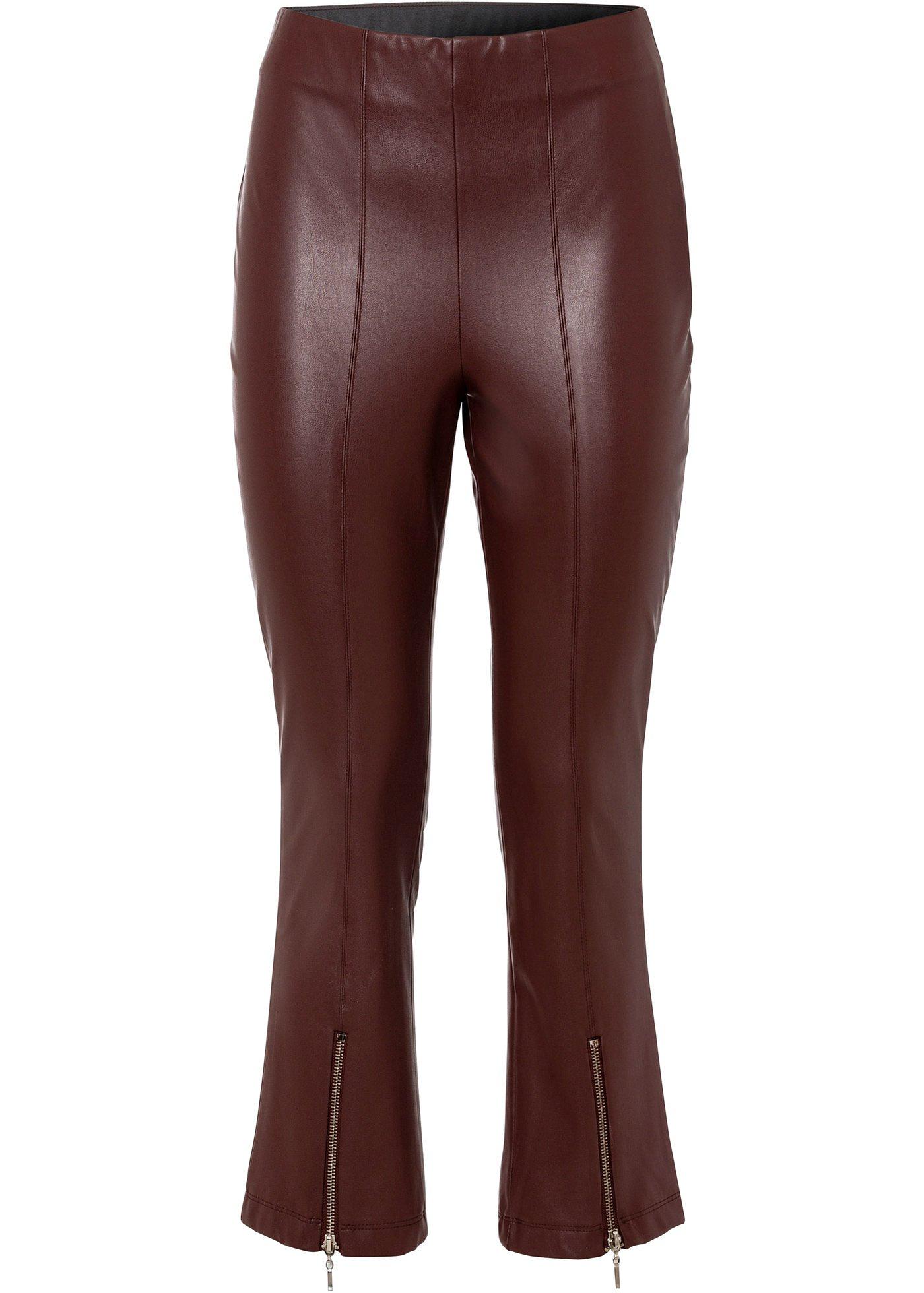 Pantalon en synthétique imitation cuir