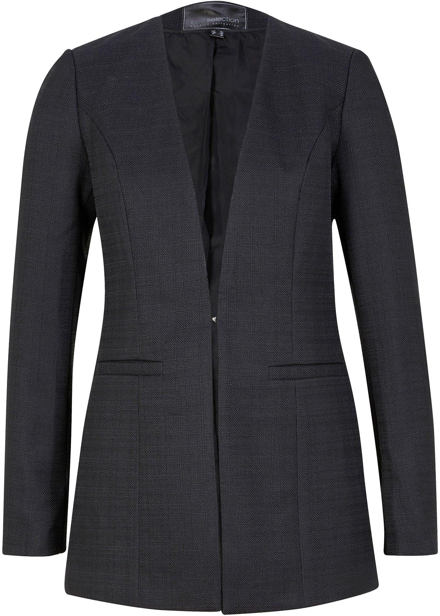 Blazer long en bouclé