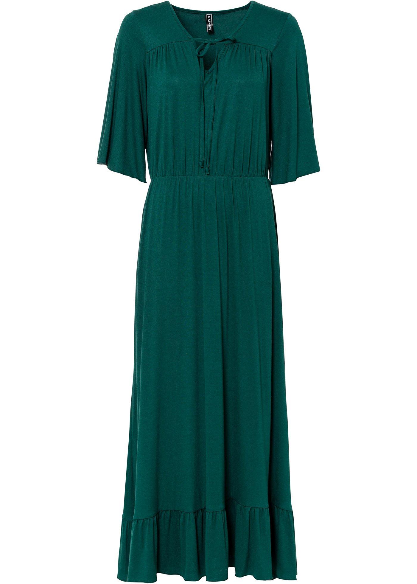 Robe longue avec laçage