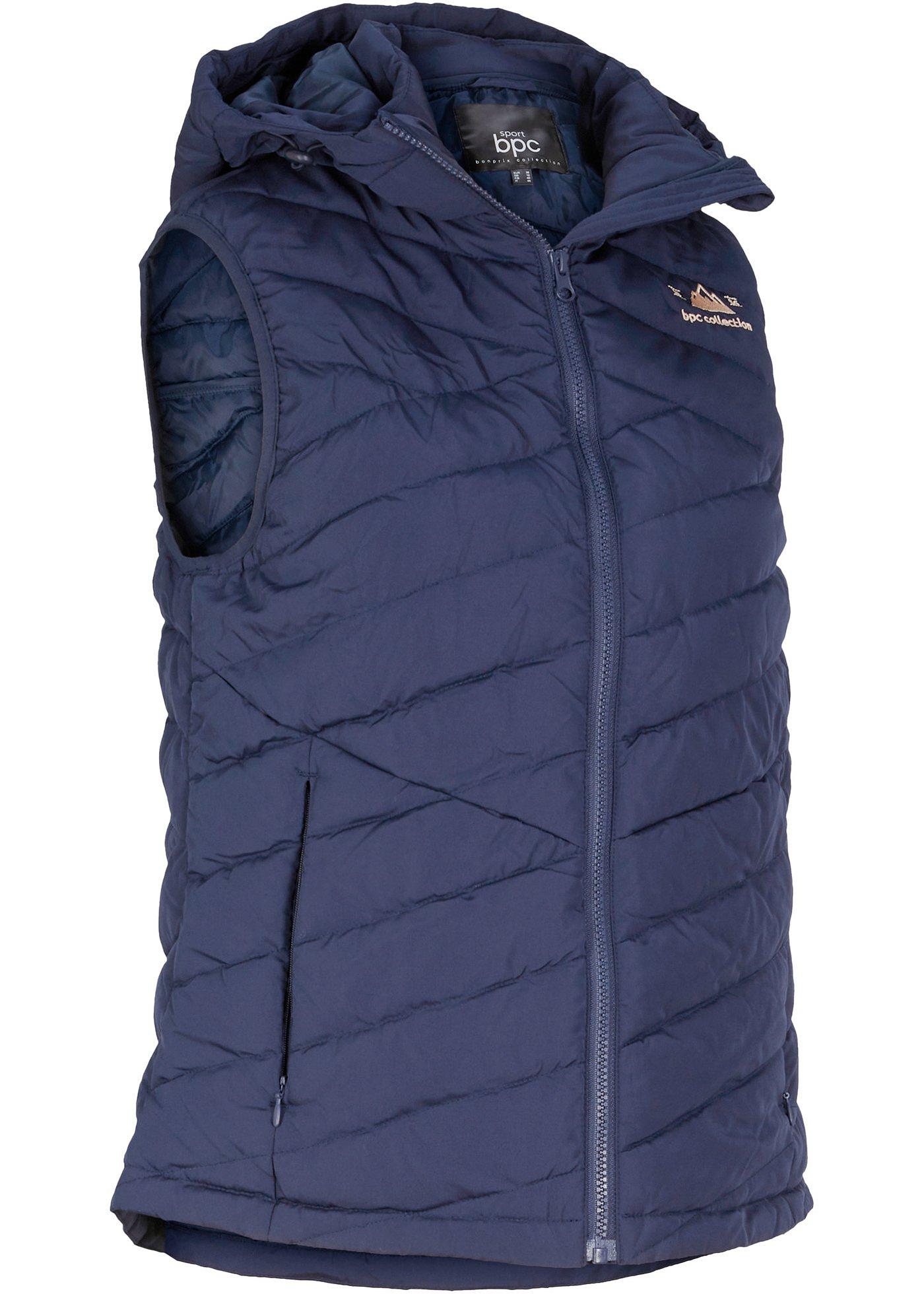 Gilet sans manches matelassé fonctionnel avec polyester recyclé