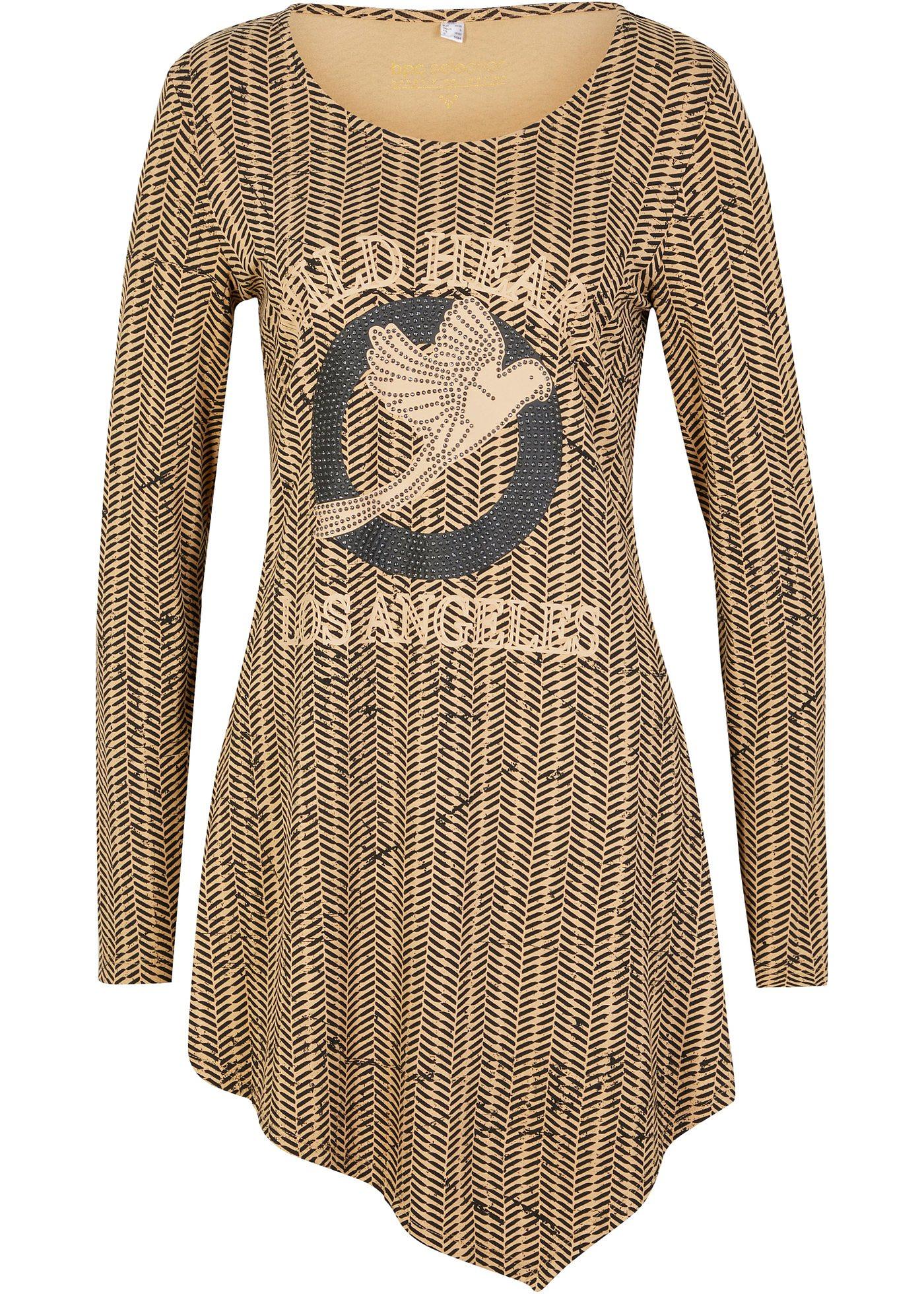 T-shirt long imprimé