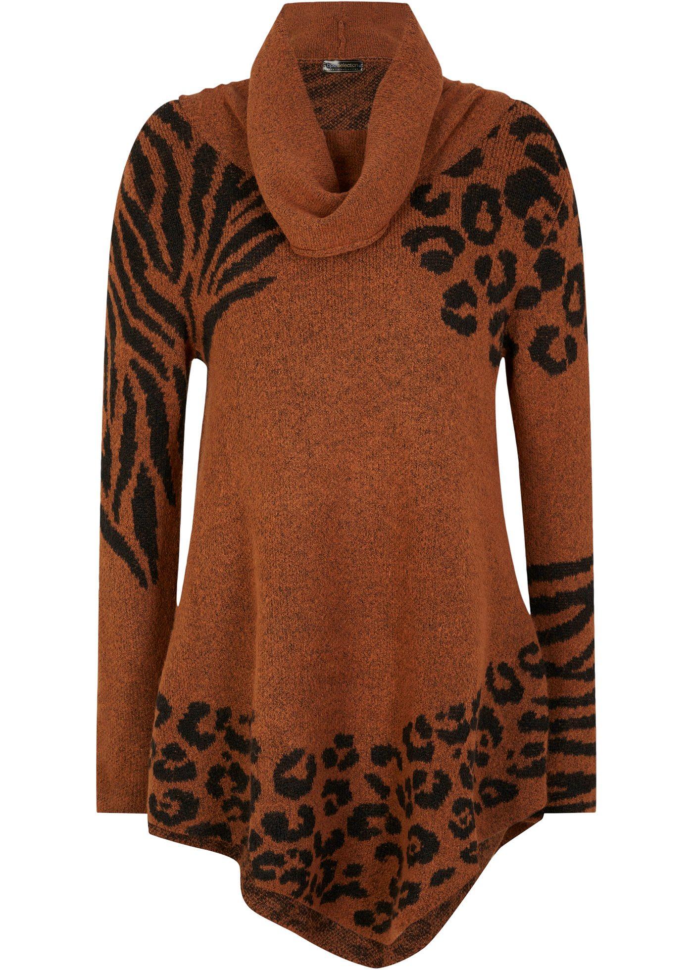 Pull long asymétrique