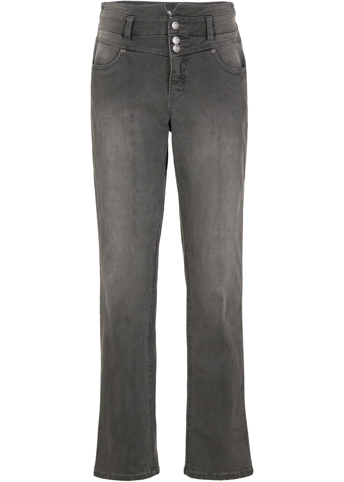 Jean super stretch sculptant Wide Fit, taille haute