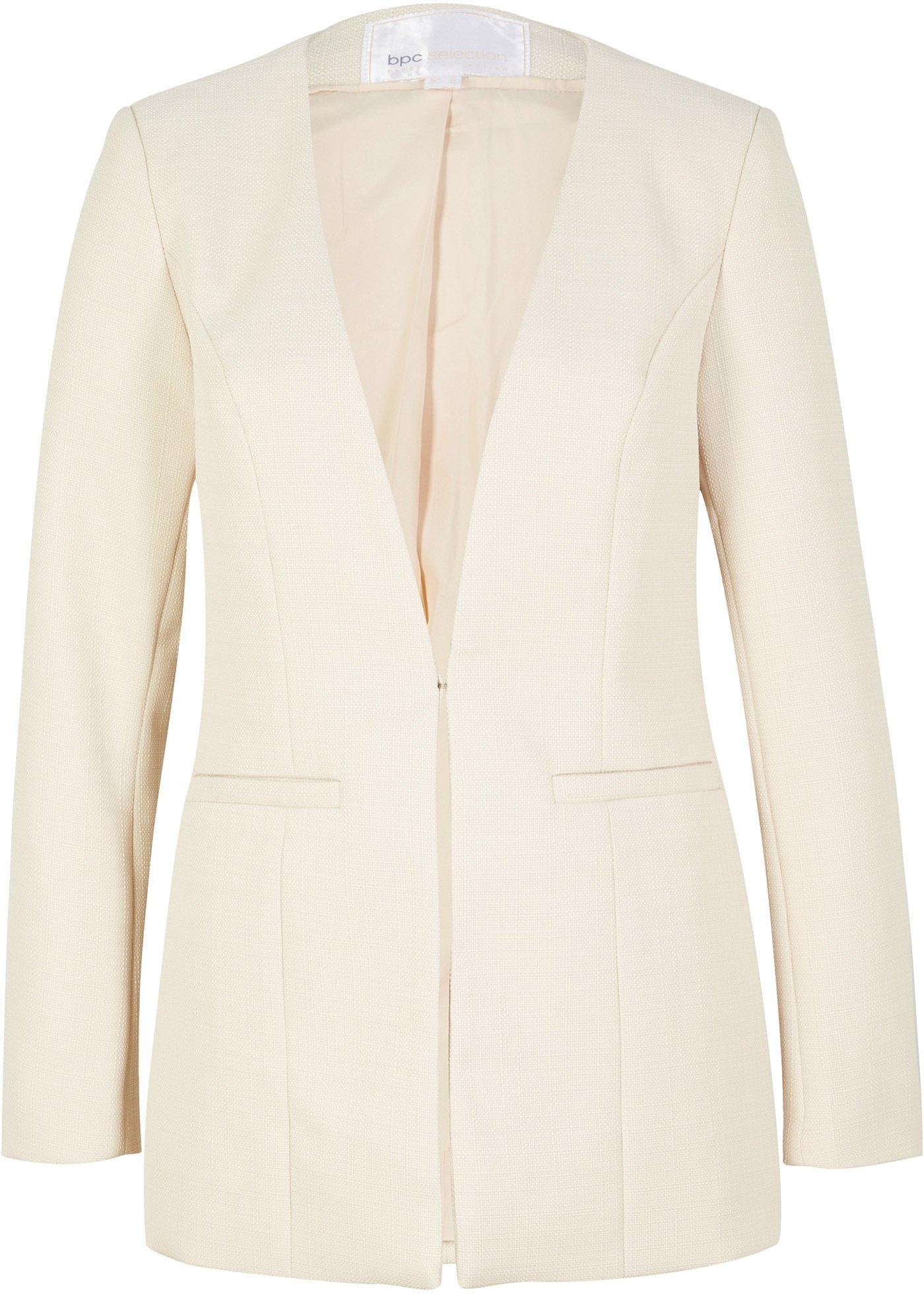 Blazer long en bouclé