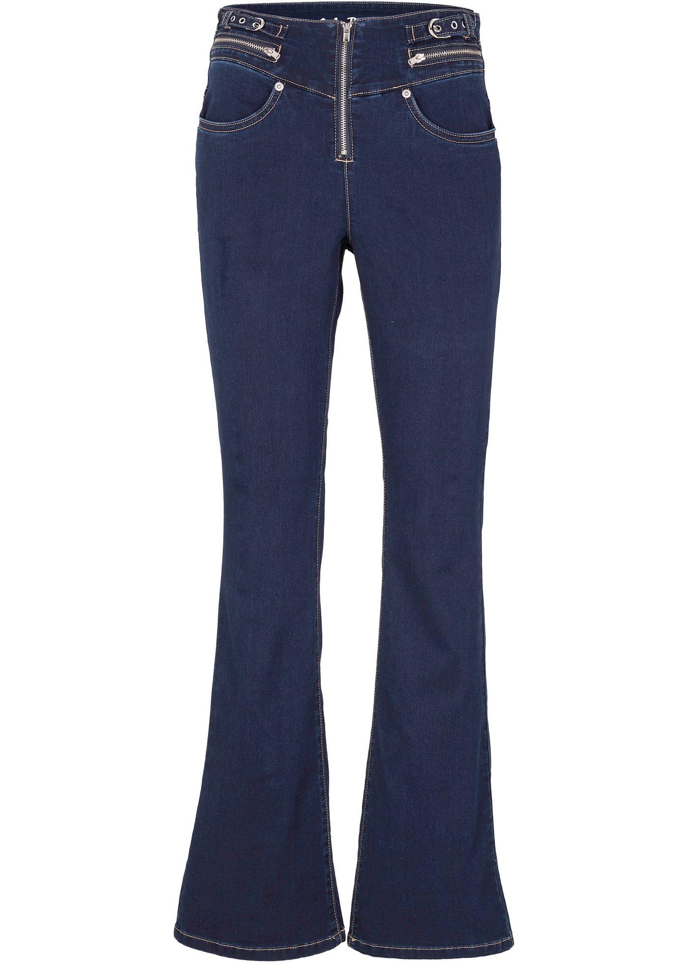 Jean super stretch Bootcut Fit, taille haute