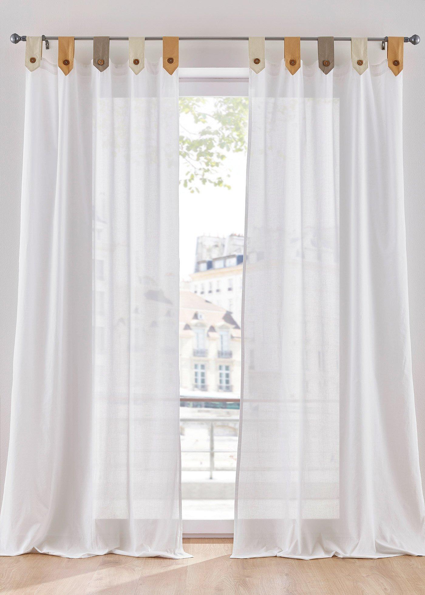 Voilage coton (1 pce.)