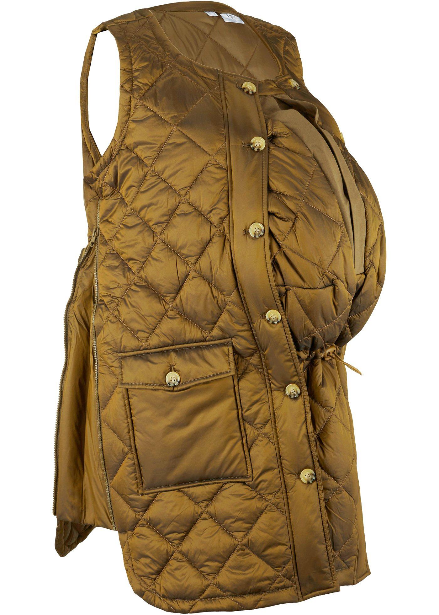 Image de Gilet long sans manches de grossesse avec fonction de portage