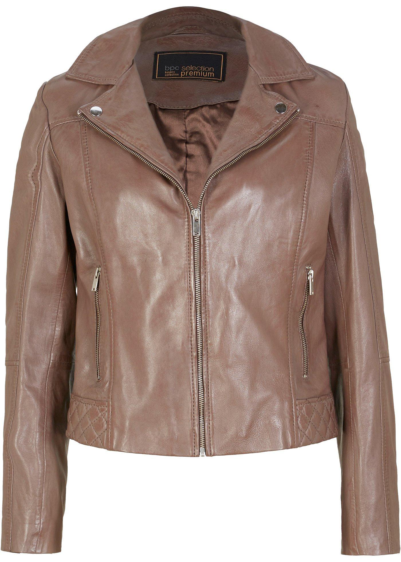 Veste en cuir d'agneau