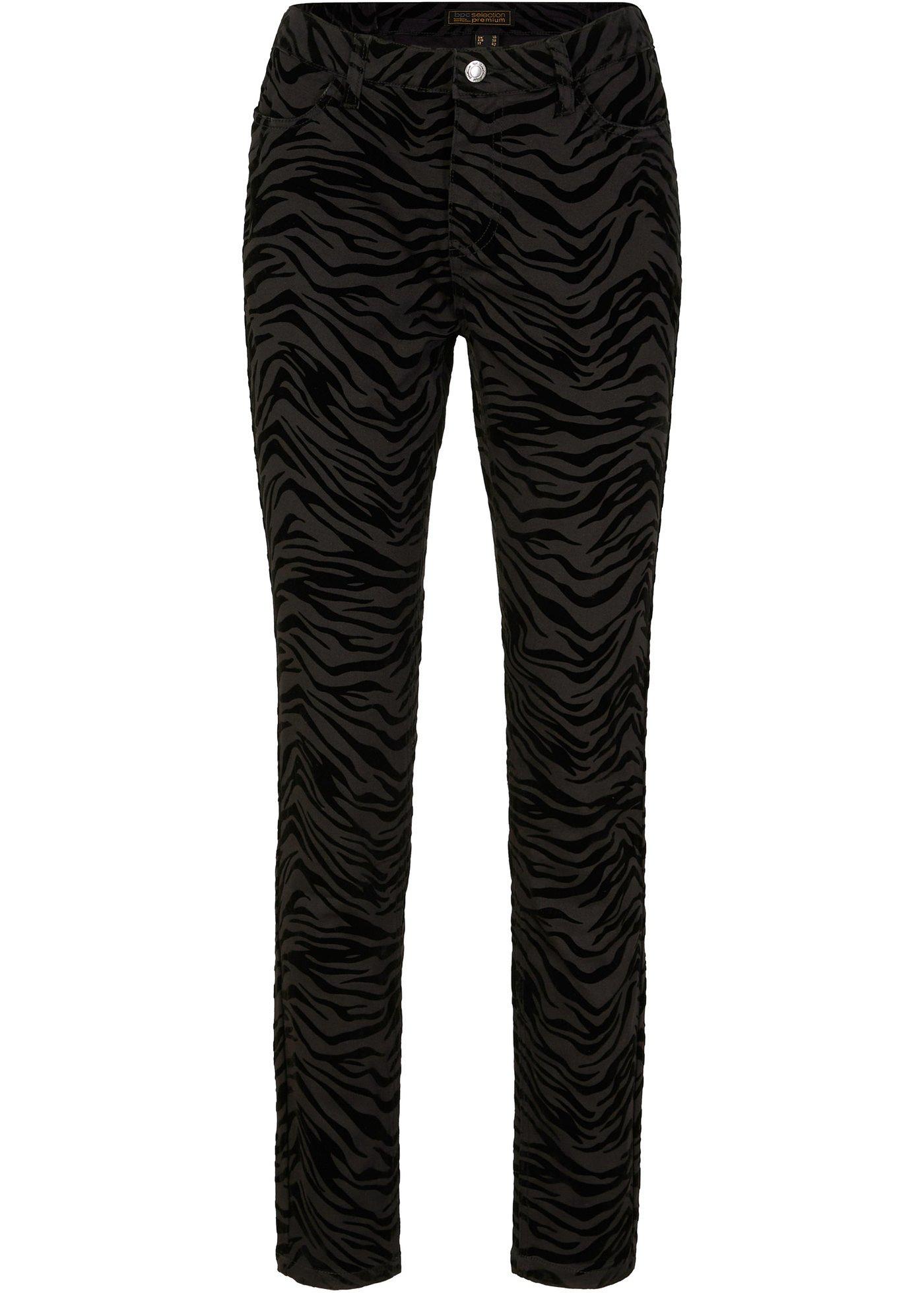 Pantalon à imprimé floqué