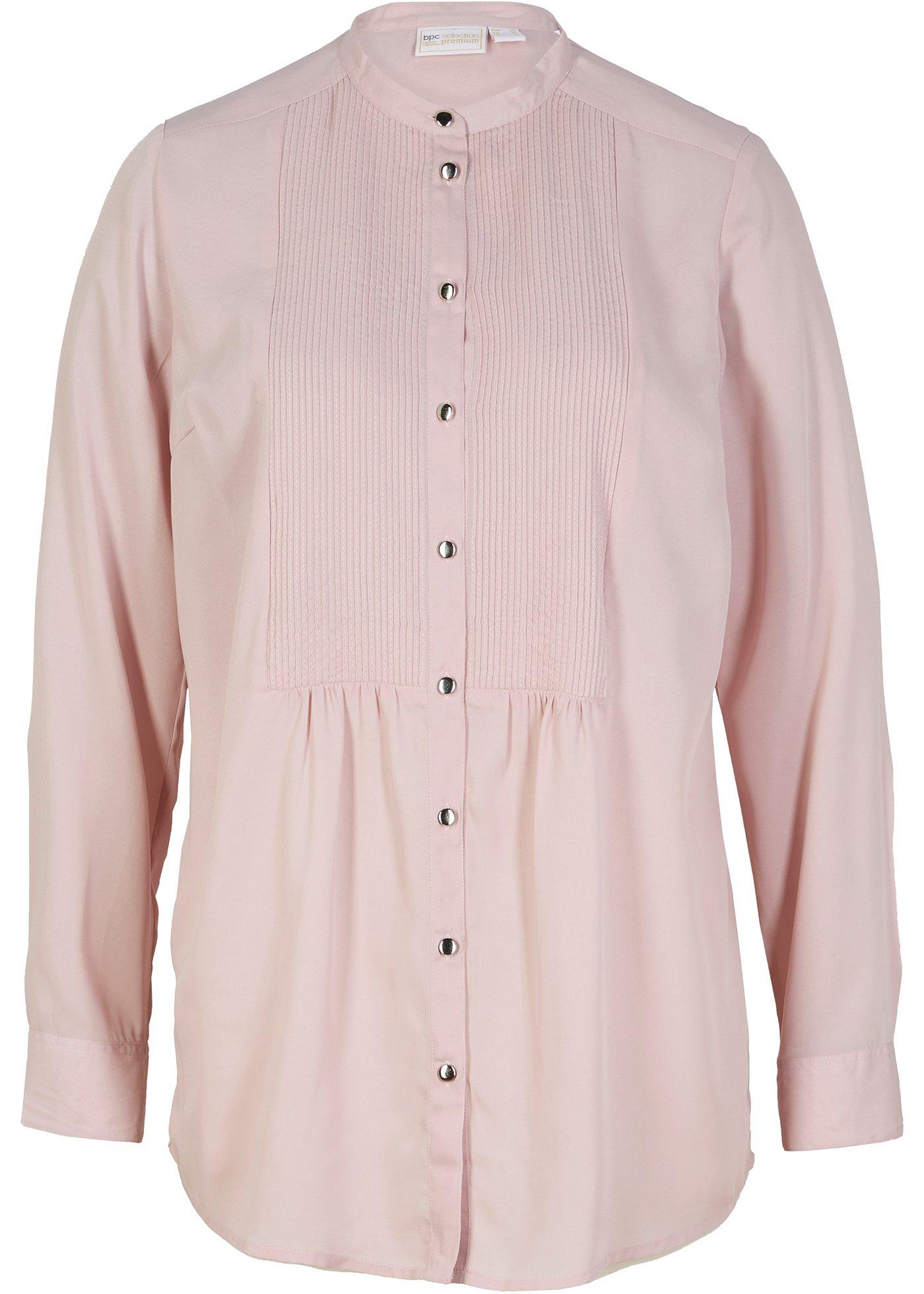 Chemisier long avec polyester recyclé et plis religieuse