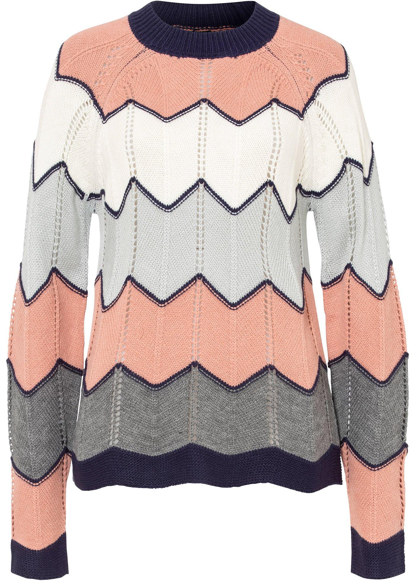 Pull à grandes rayures