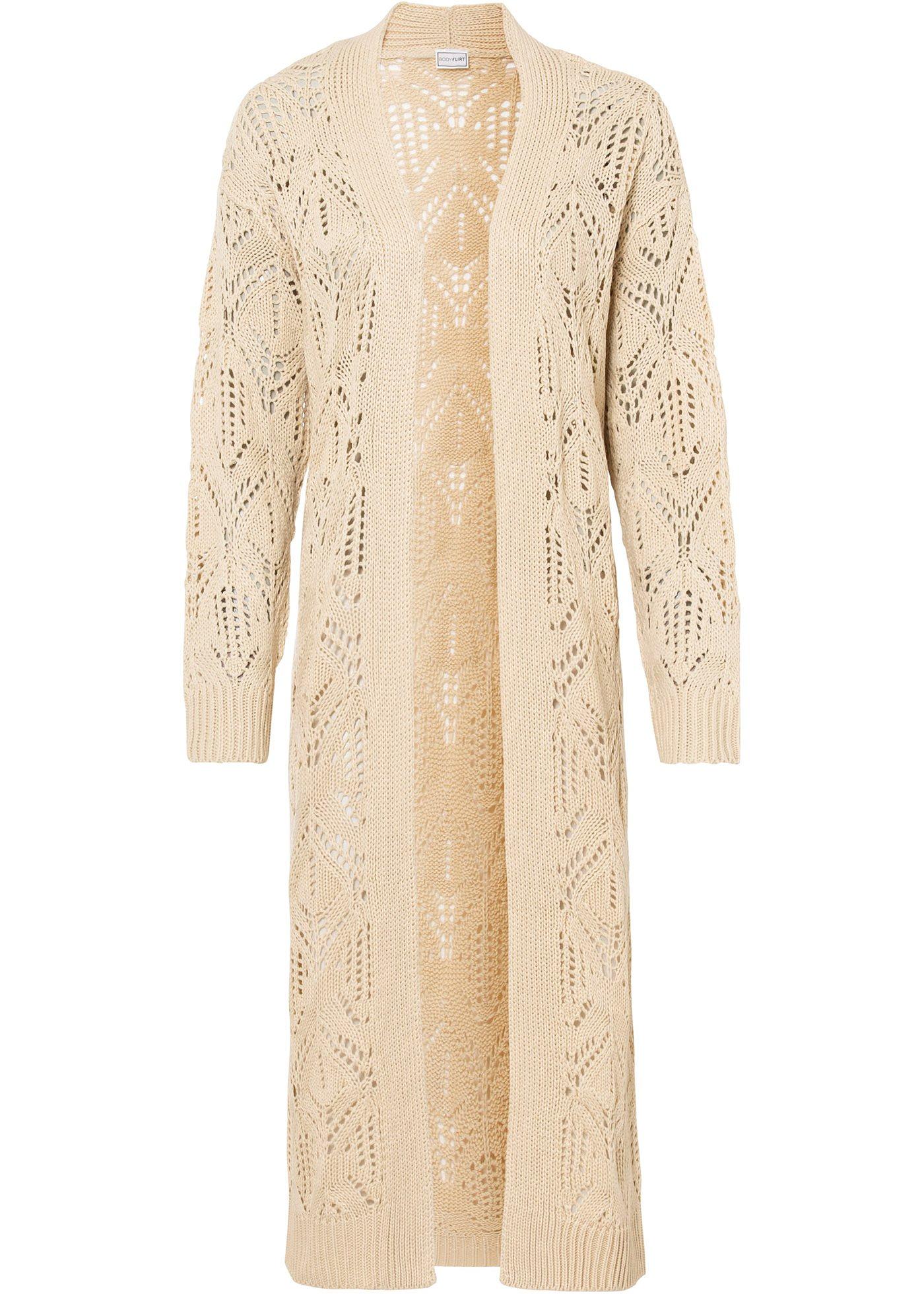 Gilet long en maille