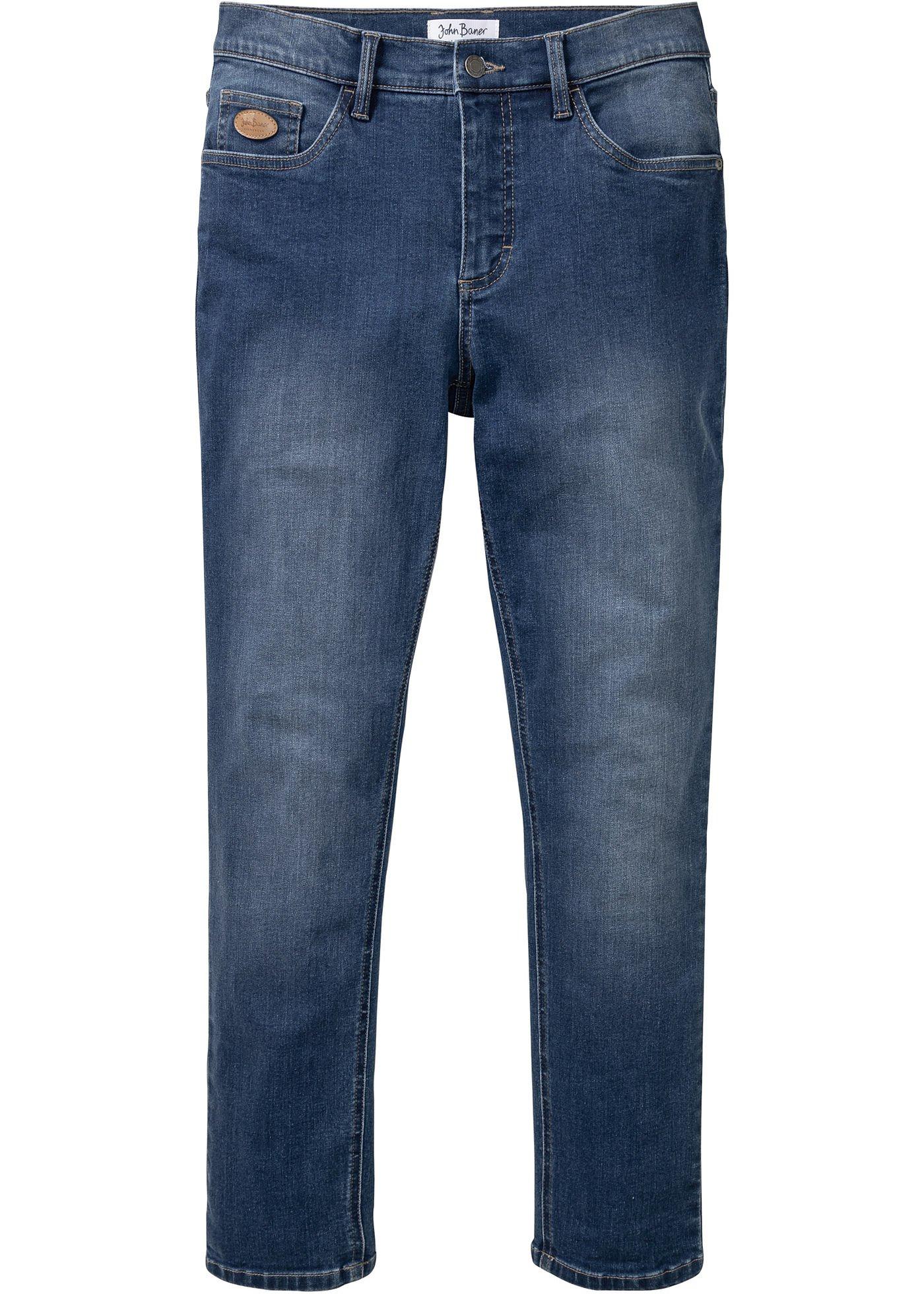 Jean extensible thermo Slim Fit, Straight