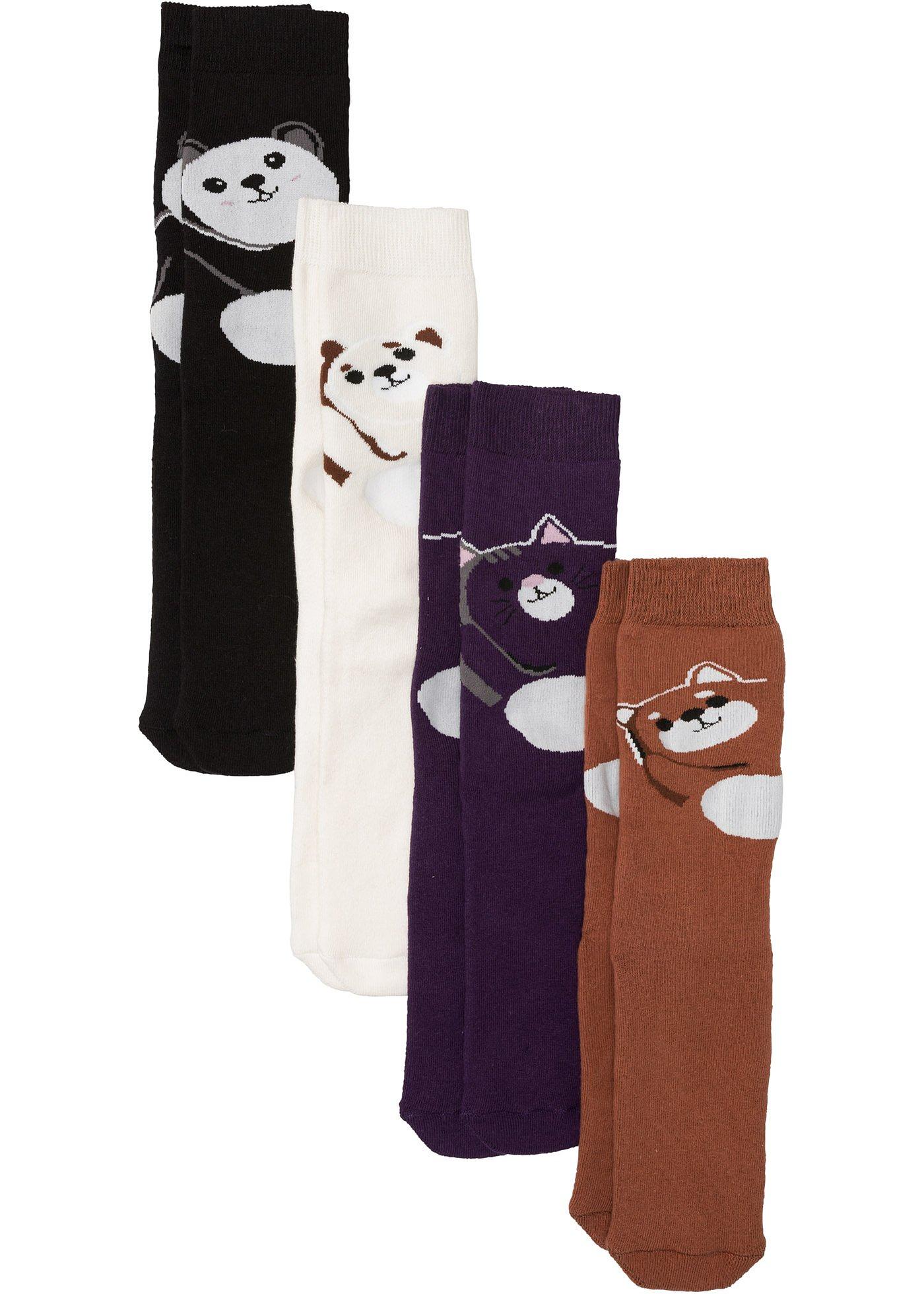 Lot de 4 paires de chaussettes éponge thermo avec carte cadeau
