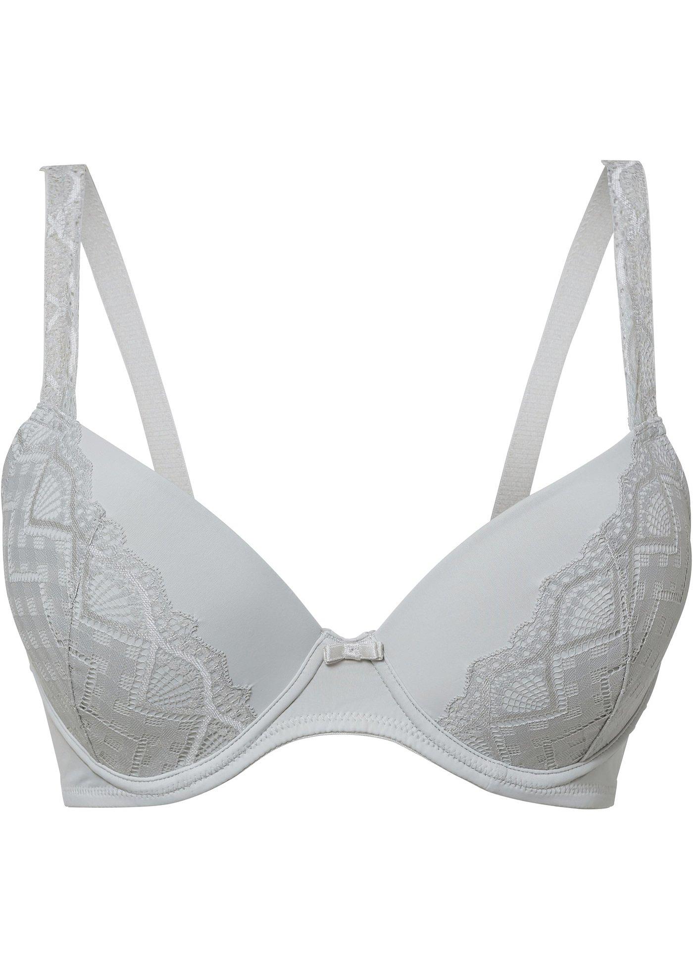 Soutien-gorge à coques et armatures avec matériau recyclé