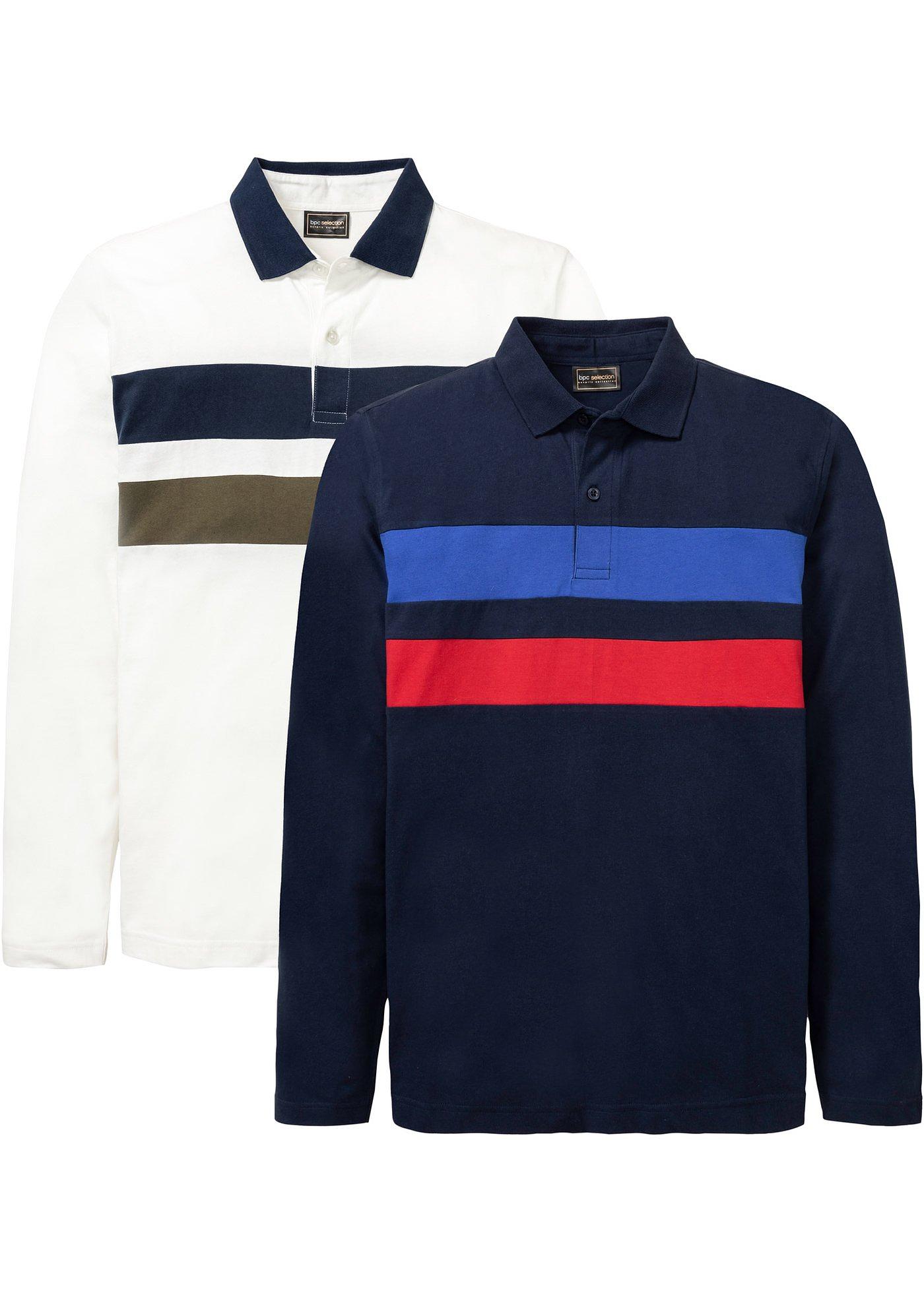 Lot de 2 polos manches longues