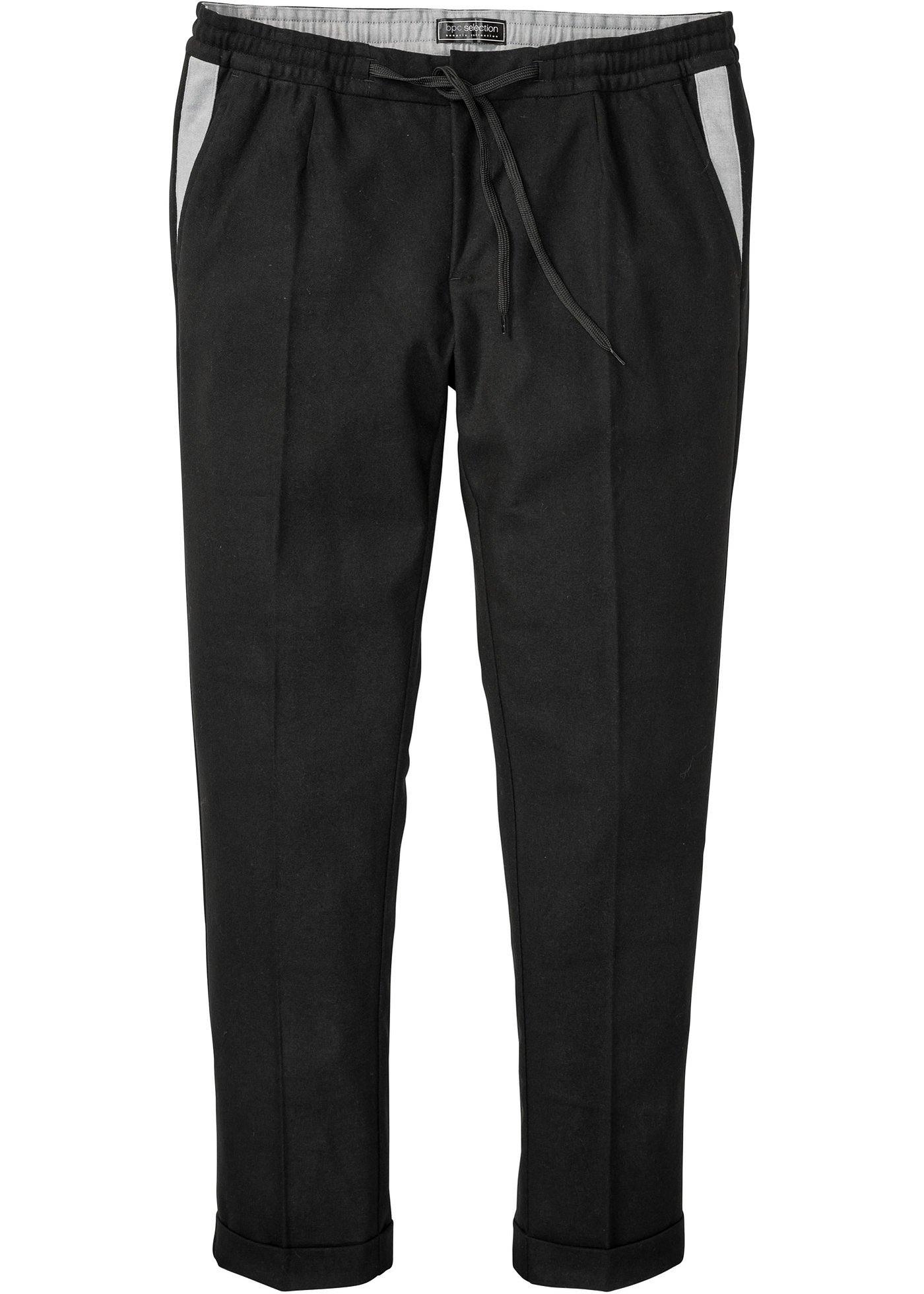 Pantalon chino taille extensible Regular Fit, Straight