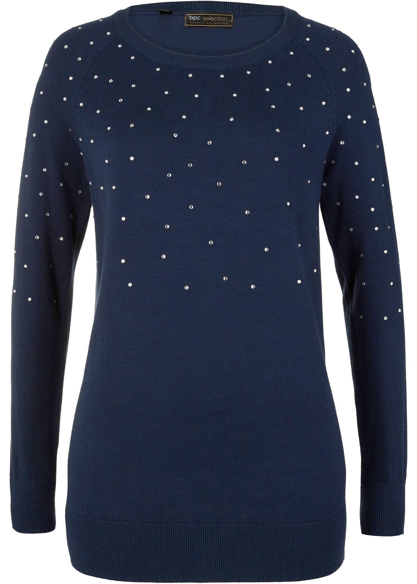 Pull long à éléments brillants