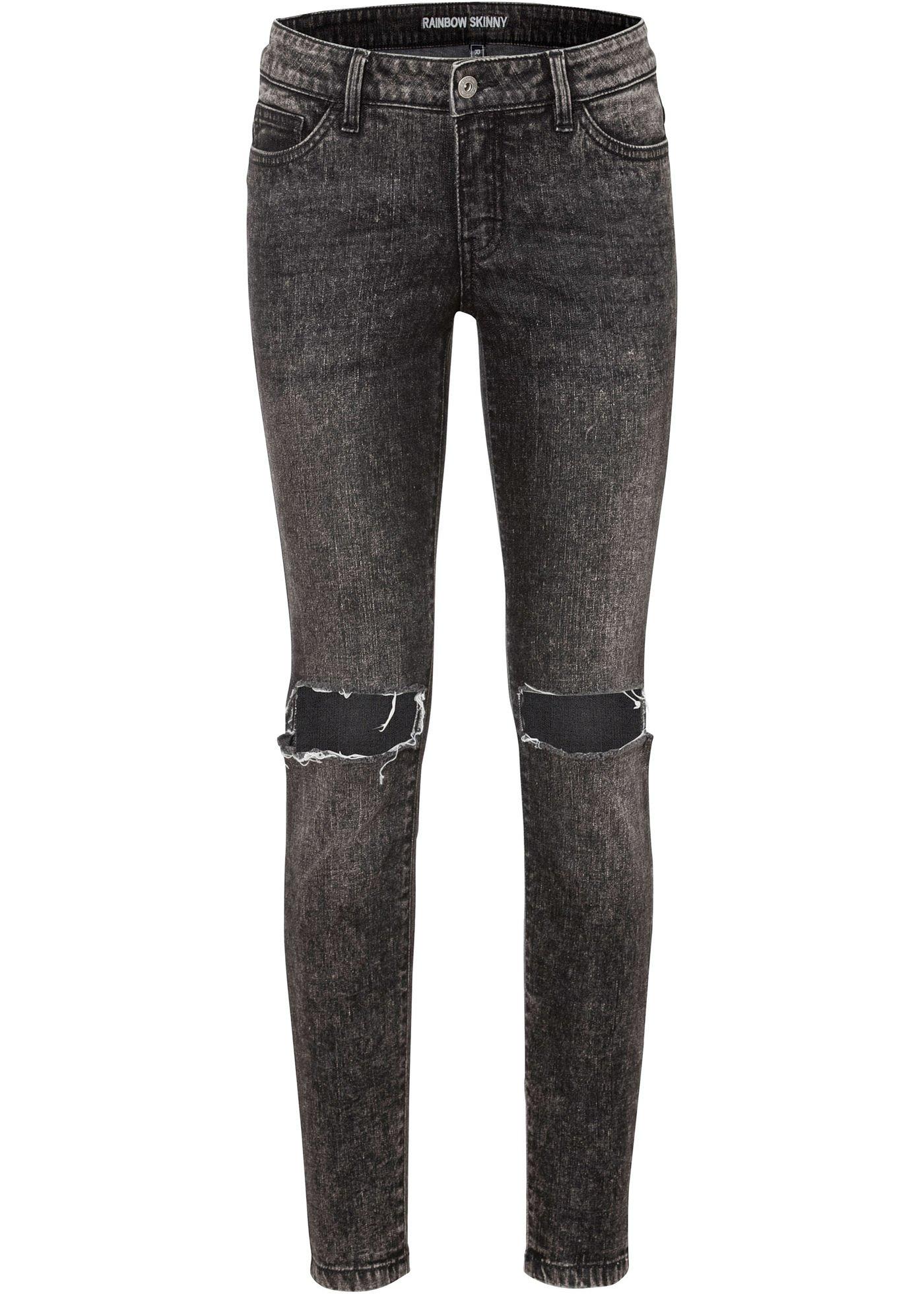 Jean Super Skinny avec effets destroy