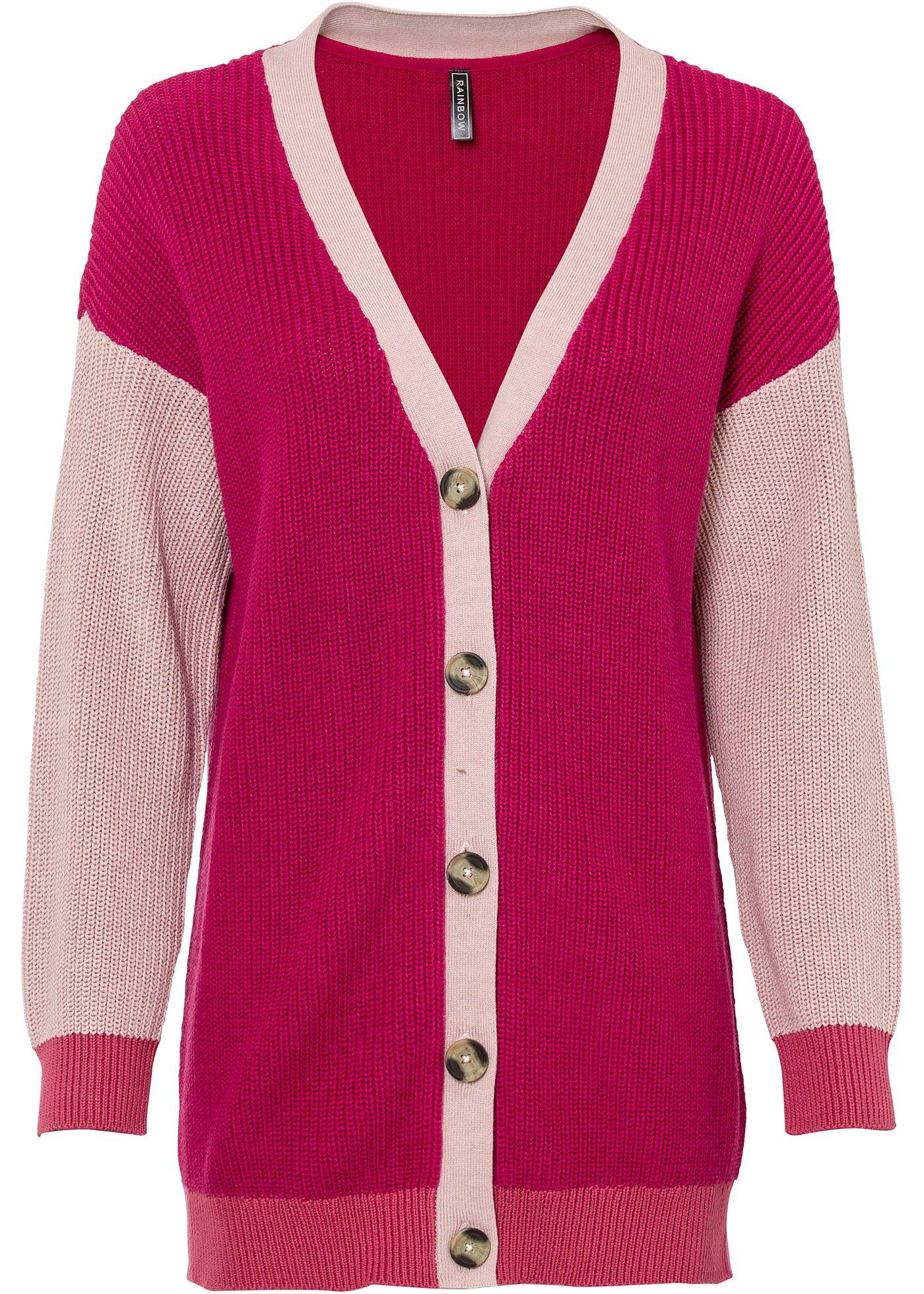 Gilet en maille style color block