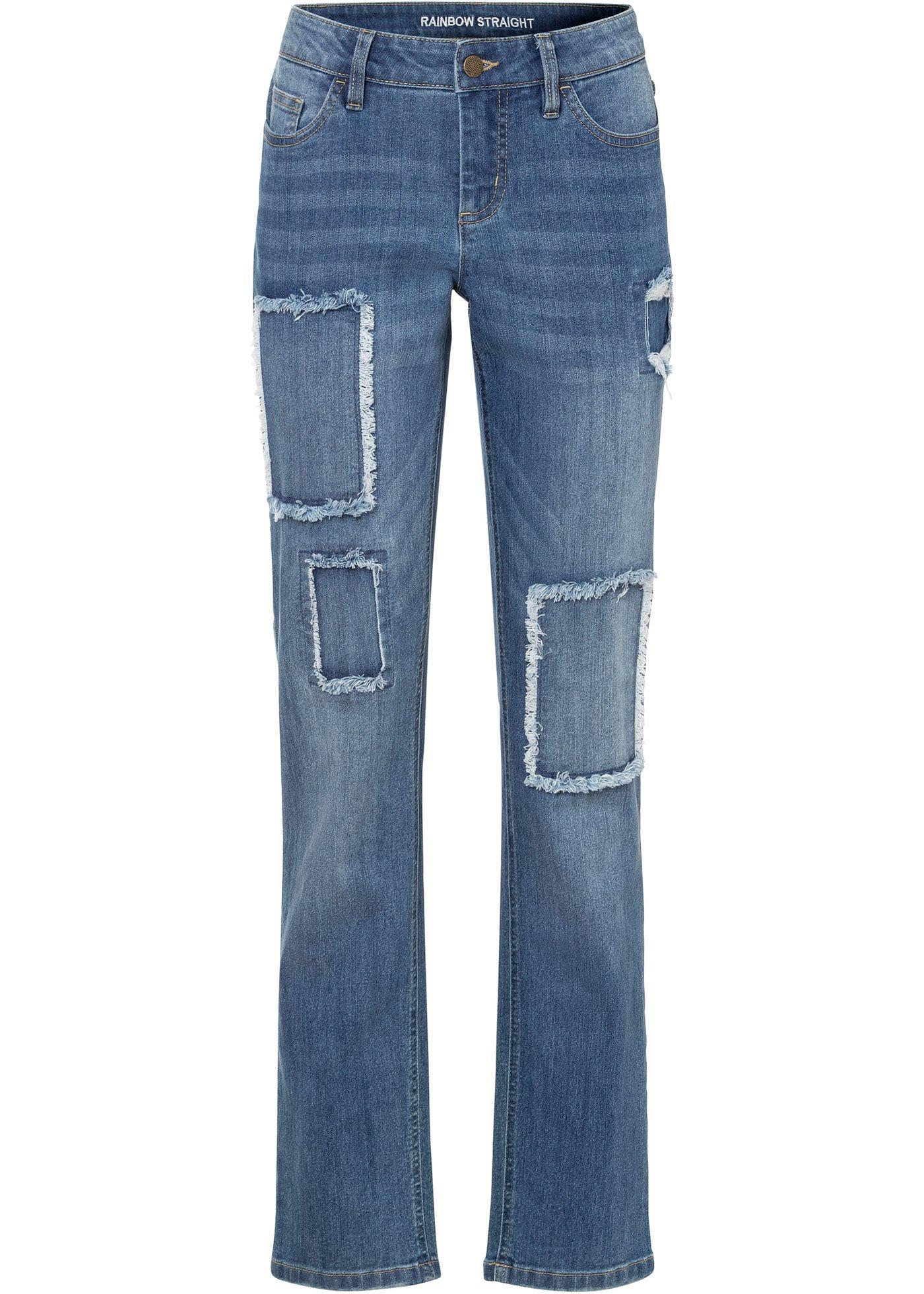 Jean Straight avec patches