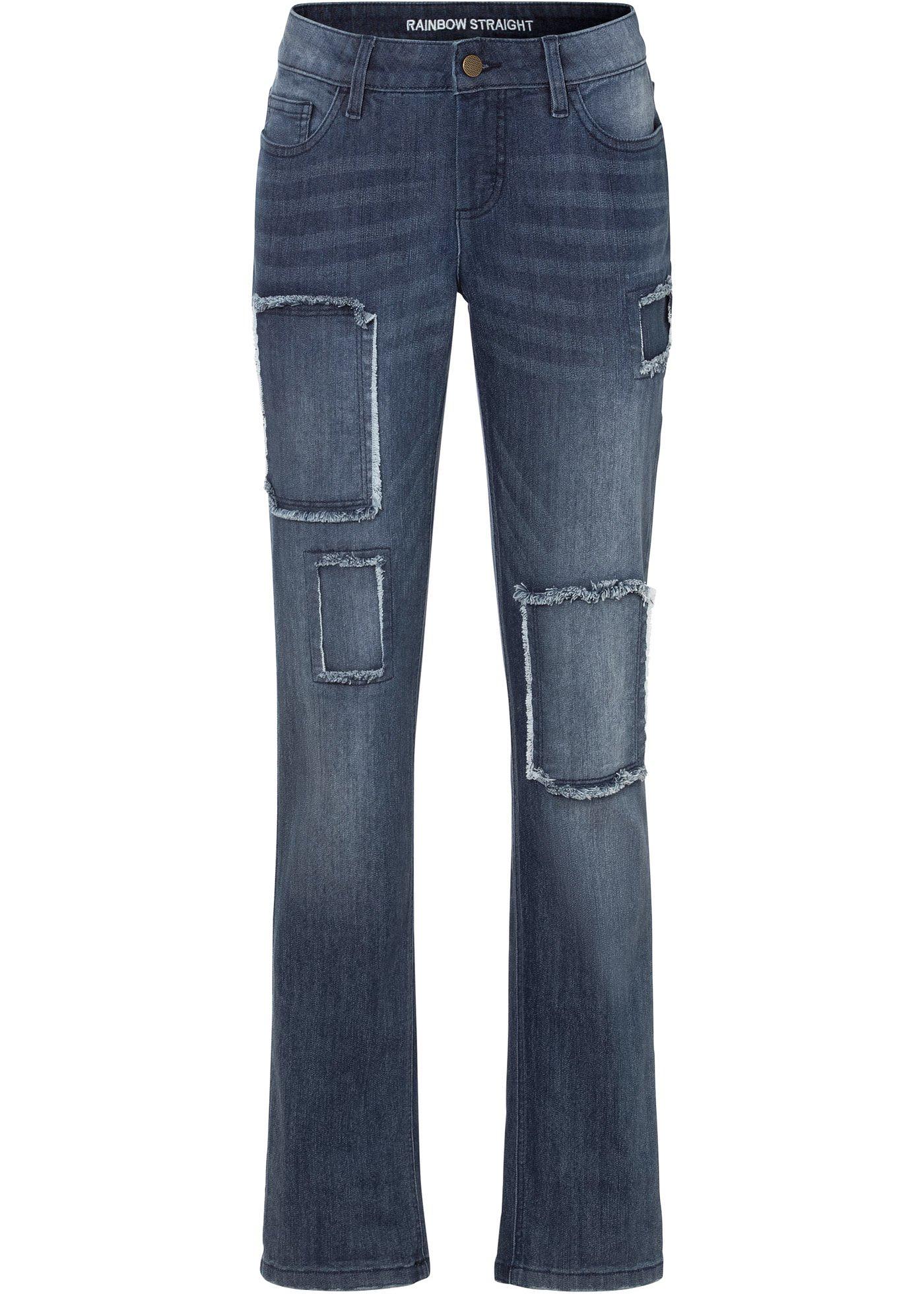 Jean Straight avec patches