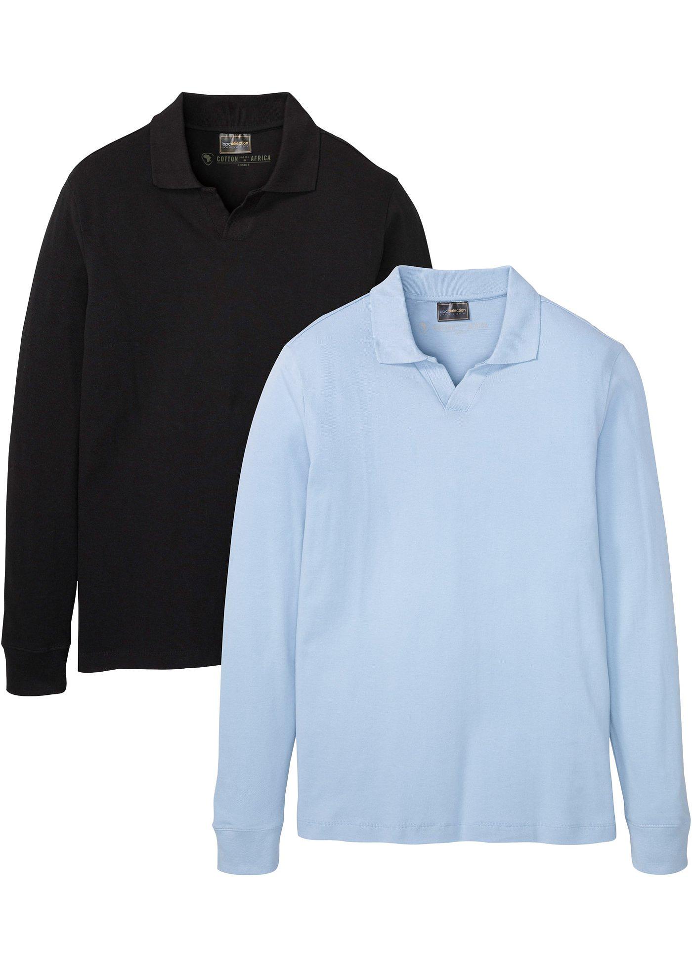 Lot de 2 polos manches longues