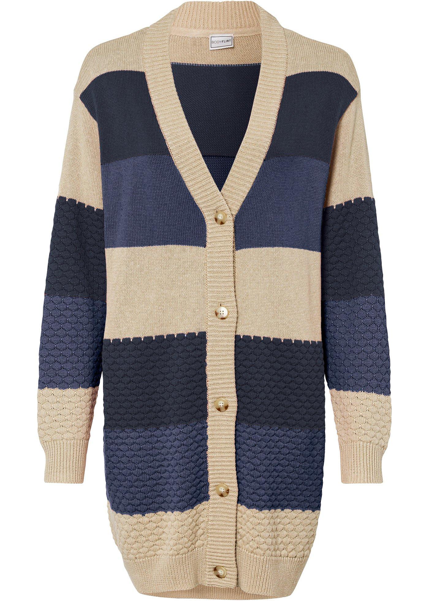 Gilet en maille rayé