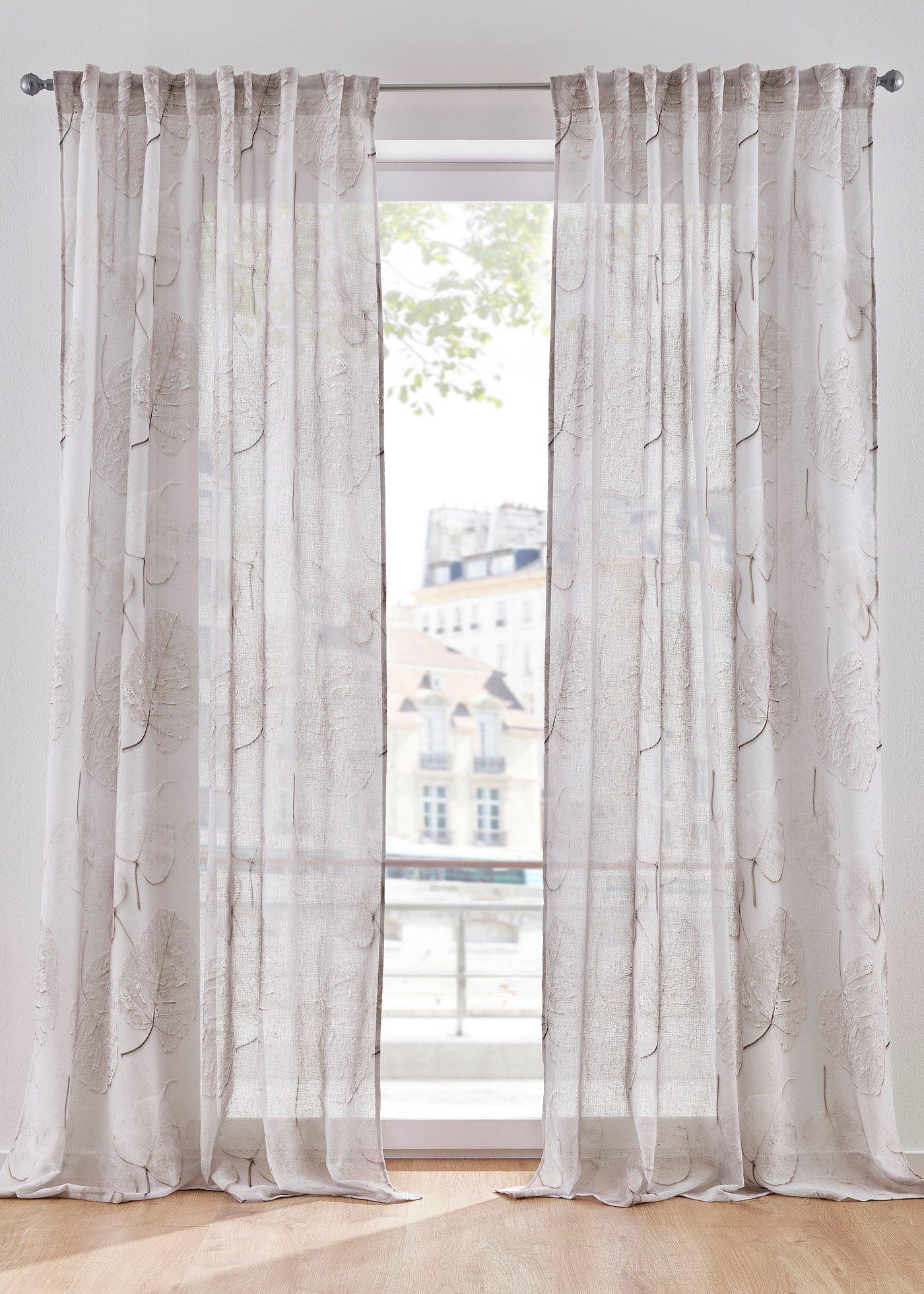 Panneau à imprimé feuilles (1 pce.)